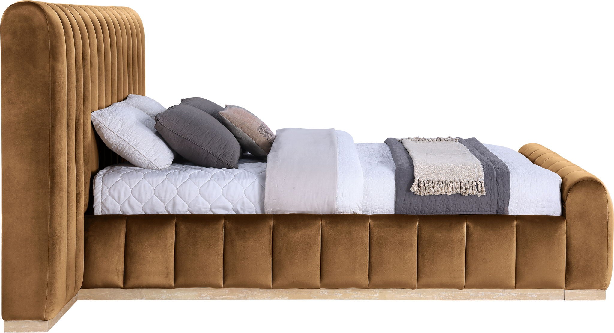 Amara - Velvet Upholstered Bed - Urban Living Furniture (Los Angeles, CA)