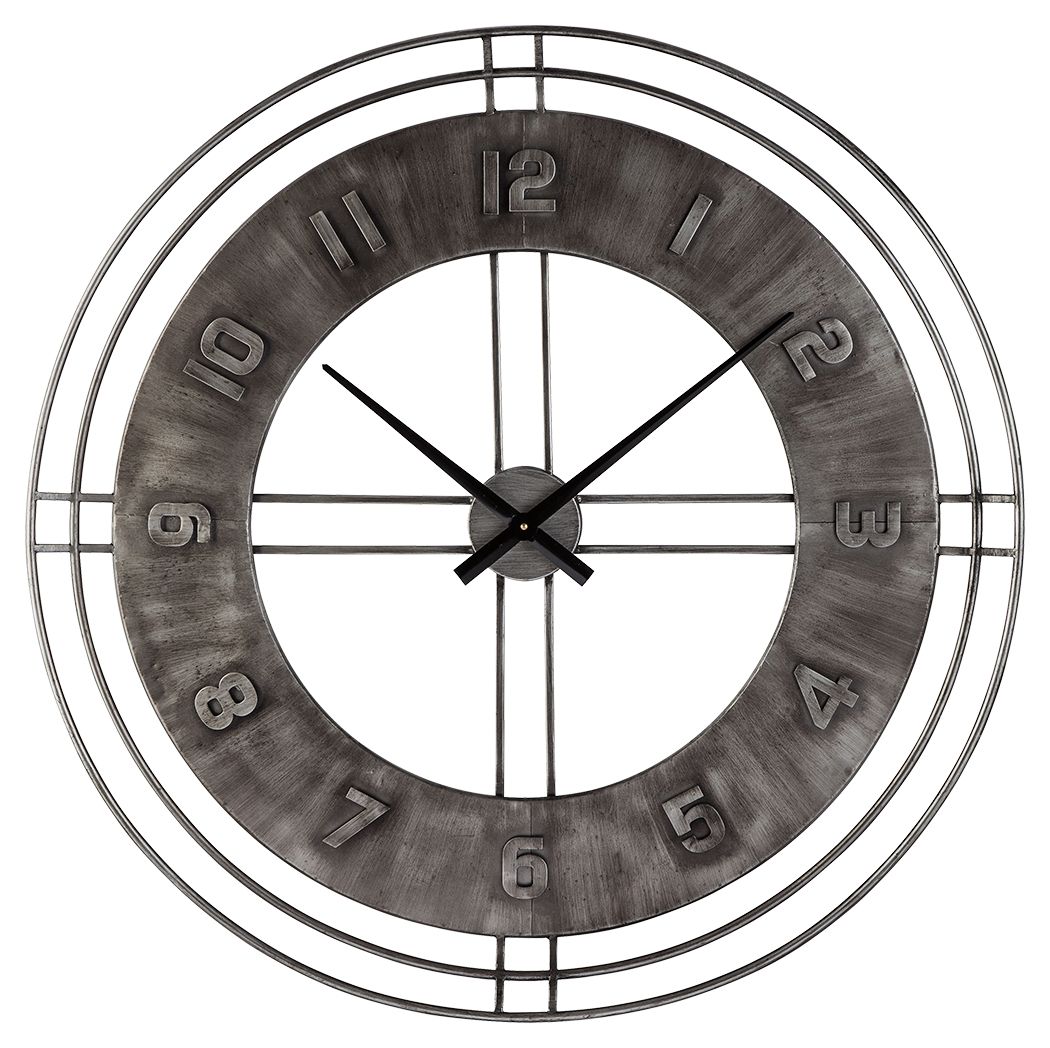 Ana Sofia - Antique Gray - Wall Clock - Urban Living Furniture (Los Angeles, CA)