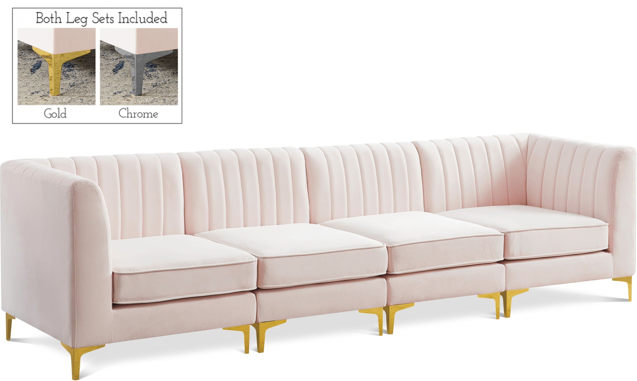 Alina - Modular 4 Seat Sofa - Urban Living Furniture (Los Angeles, CA)