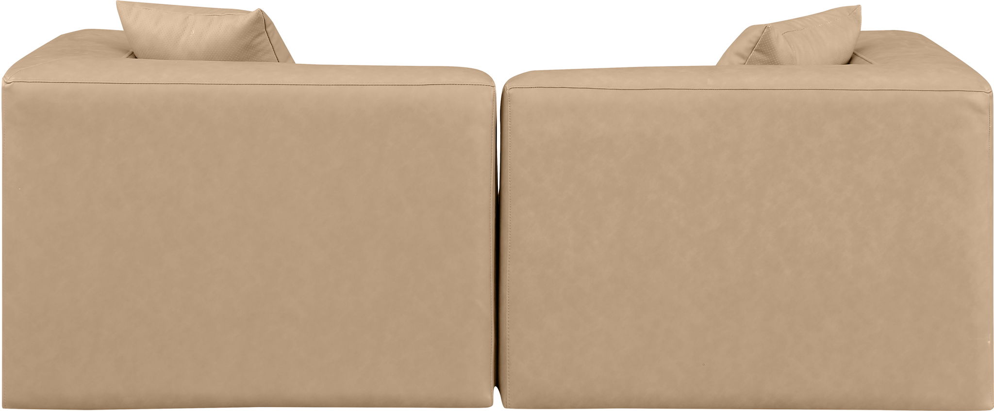 Cube - Modular 2 Piece Sofa - Tan