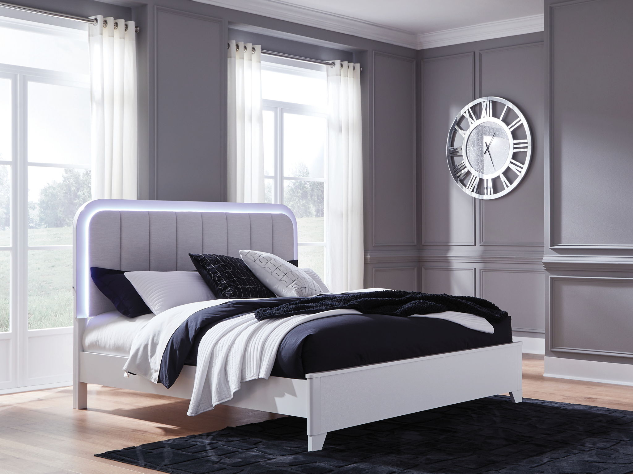 Jarlee - Upholstered Panel Bed - Urban Living Furniture (Los Angeles, CA)