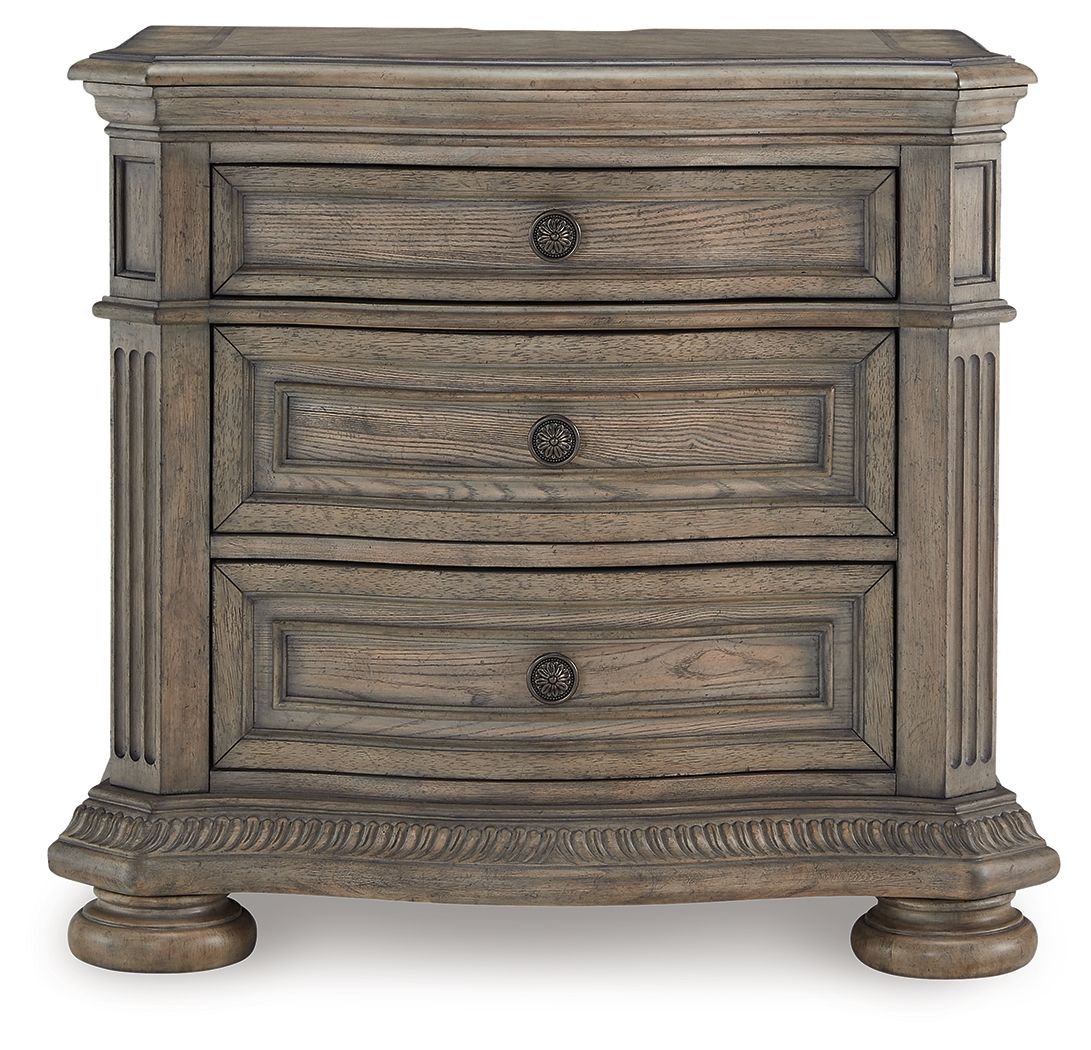 Ardenfield - Light Brown - Three Drawer Night Stand - Urban Living Furniture (Los Angeles, CA)
