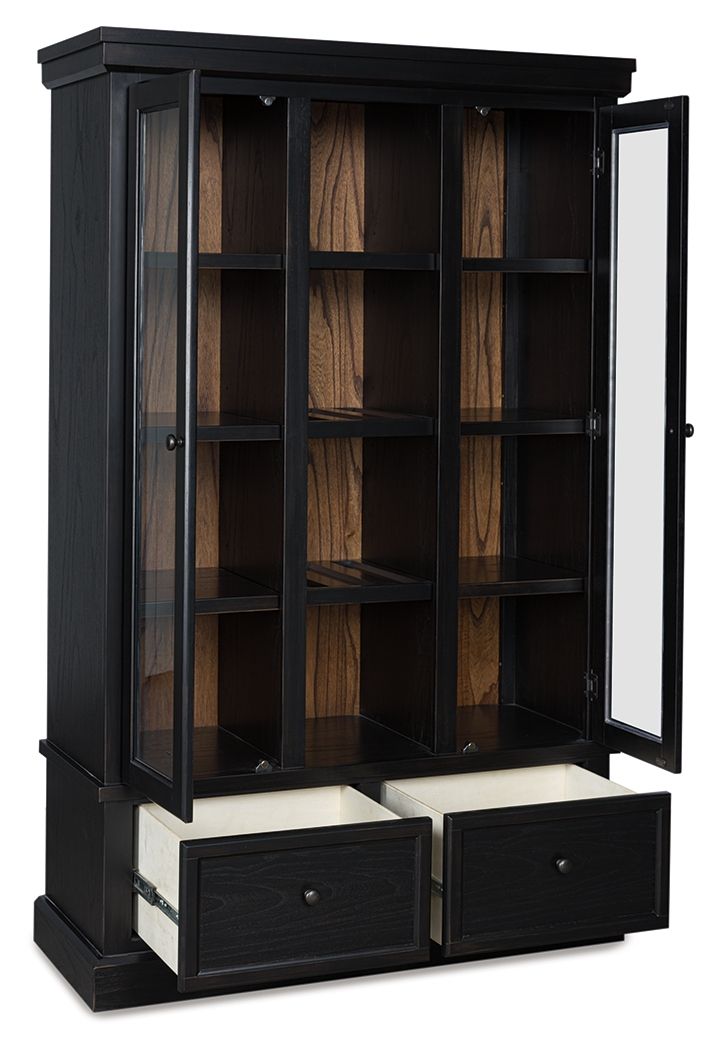 Greddinton - Curio - Black / Brown - Urban Living Furniture (Los Angeles, CA)