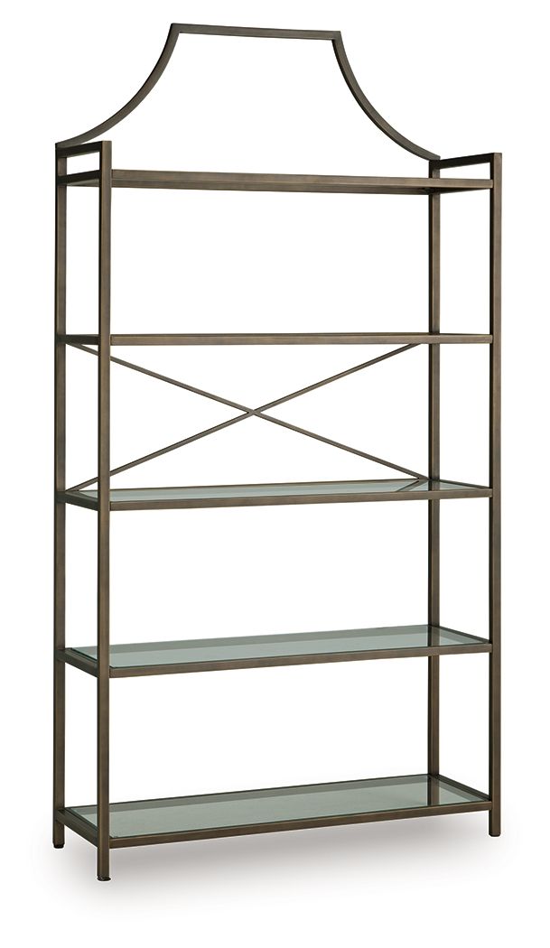 Bernonly - Antique Bronze Finish - Bookcase - Urban Living Furniture (Los Angeles, CA)