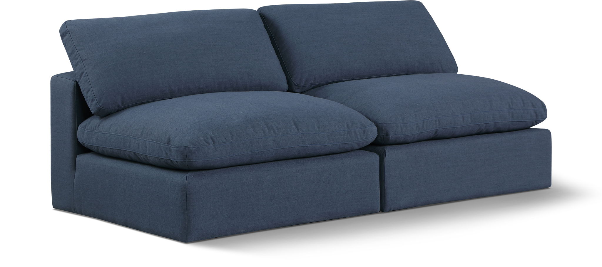 Comfy - Linen Modular Armless Sofa 2 Seats - Urban Living Furniture (Los Angeles, CA)