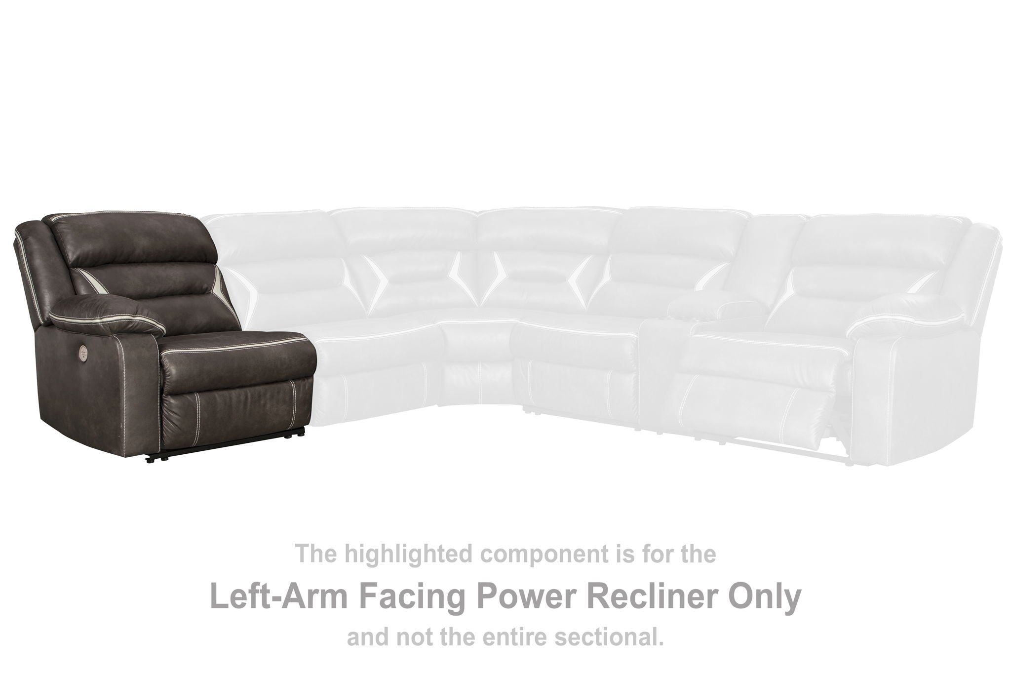 Kincord - Midnight - Laf Zero Wall Power Recliner - Urban Living Furniture (Los Angeles, CA)