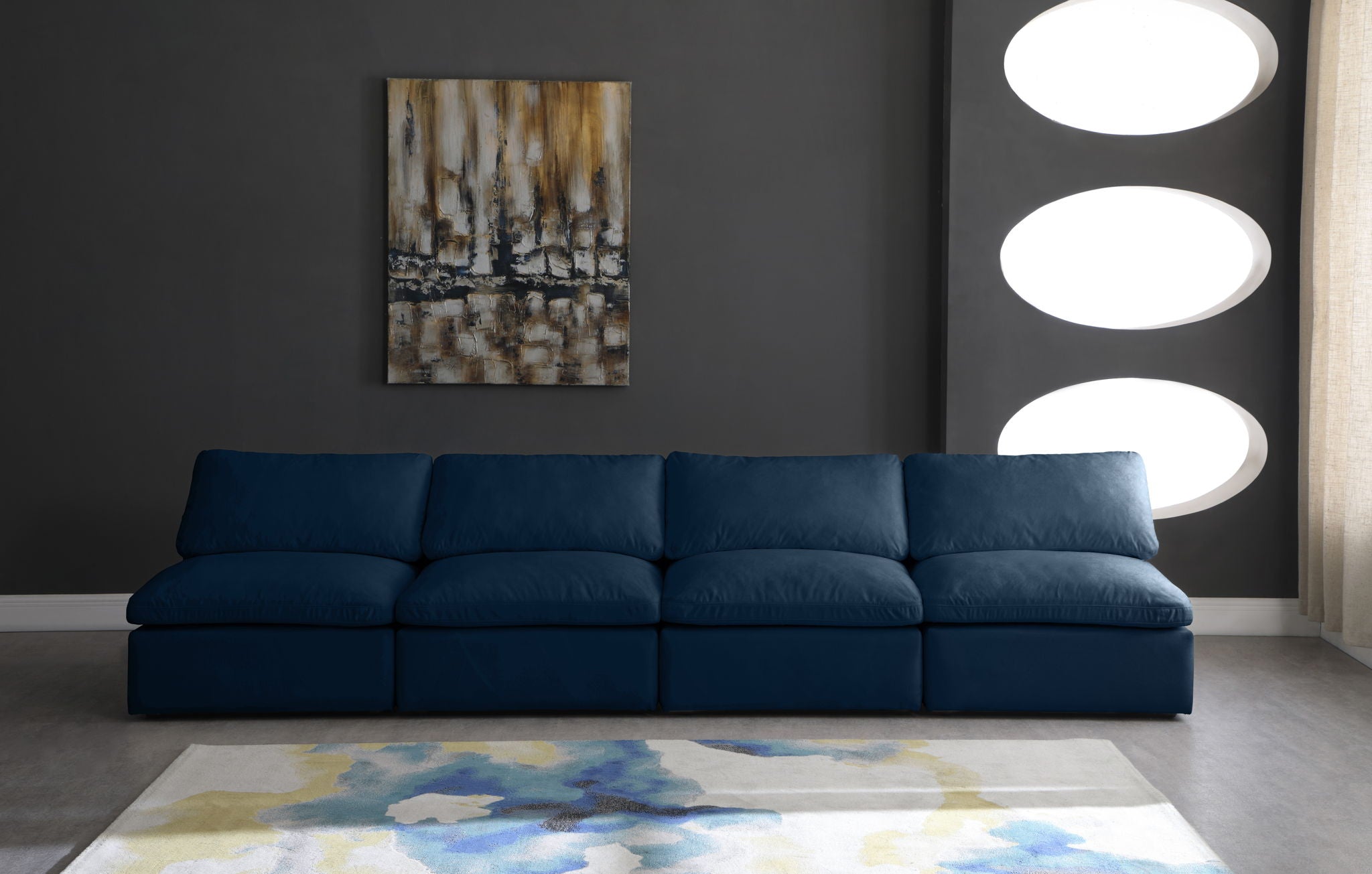 Plush - Modular Armless 4 Seat Sofa - Urban Living Furniture (Los Angeles, CA)