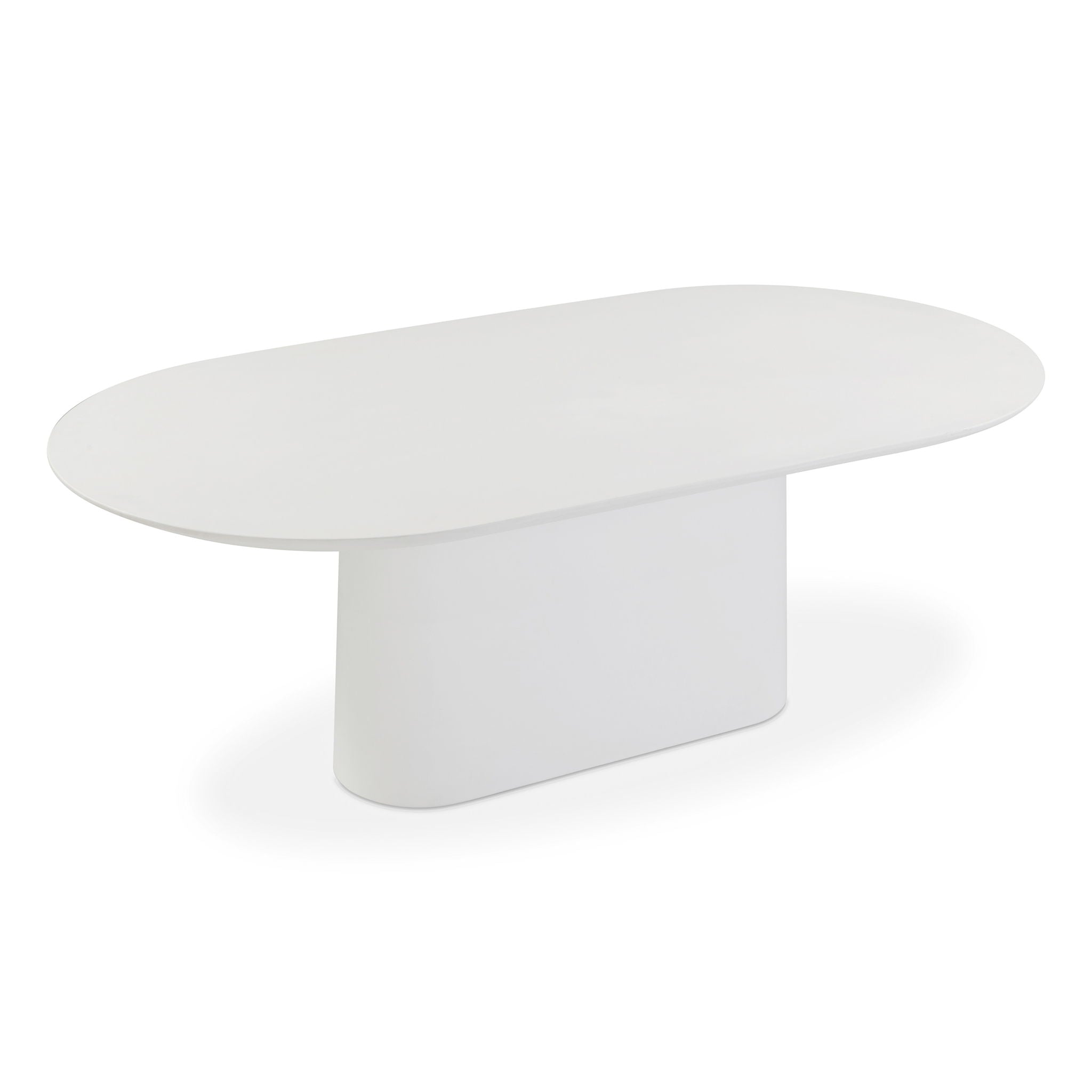 Nara - Indoor / Outdoor Concrete Dining Table - Pure White