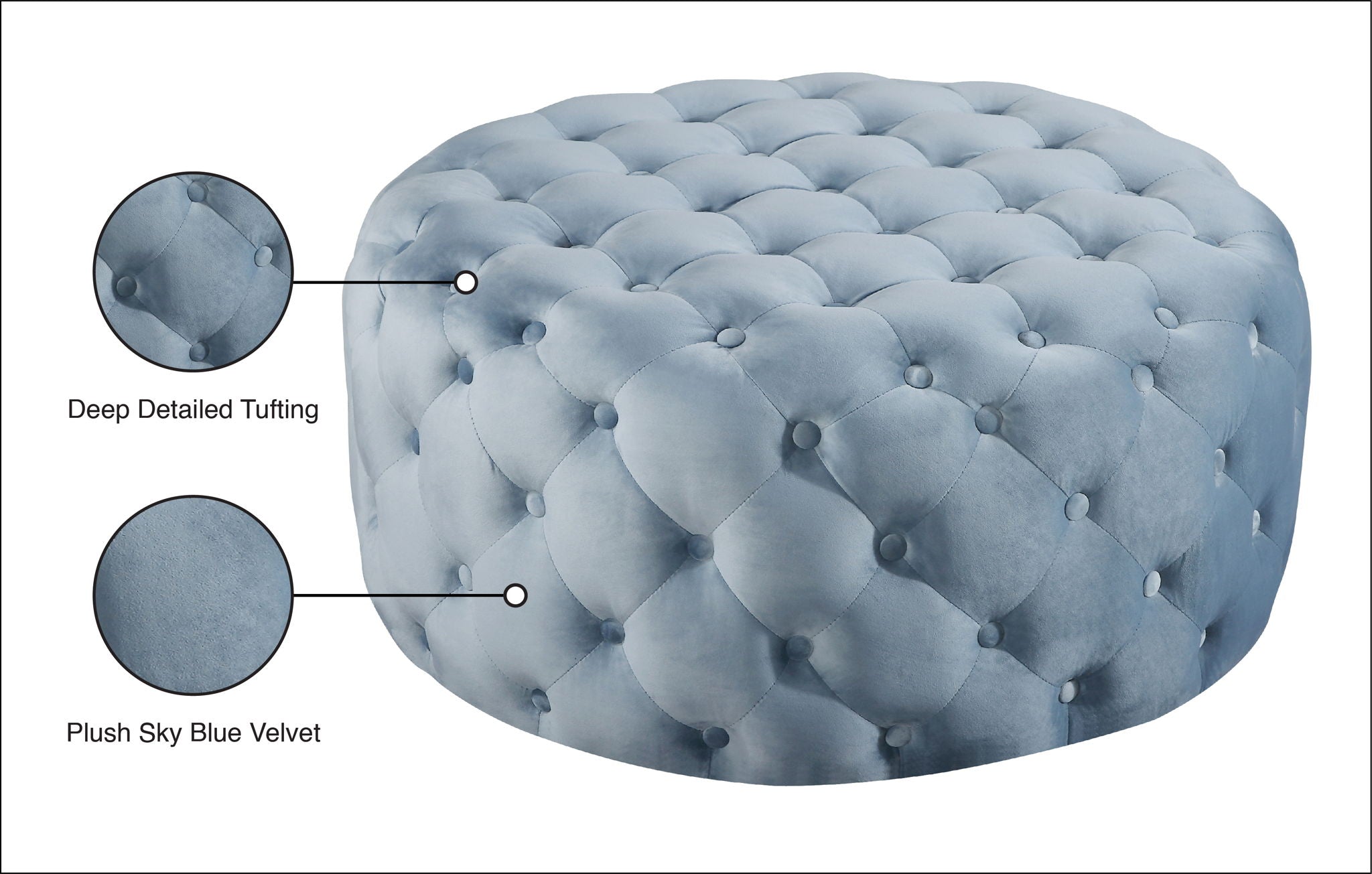 Addison - Bench Ottoman - Urban Living Furniture (Los Angeles, CA)