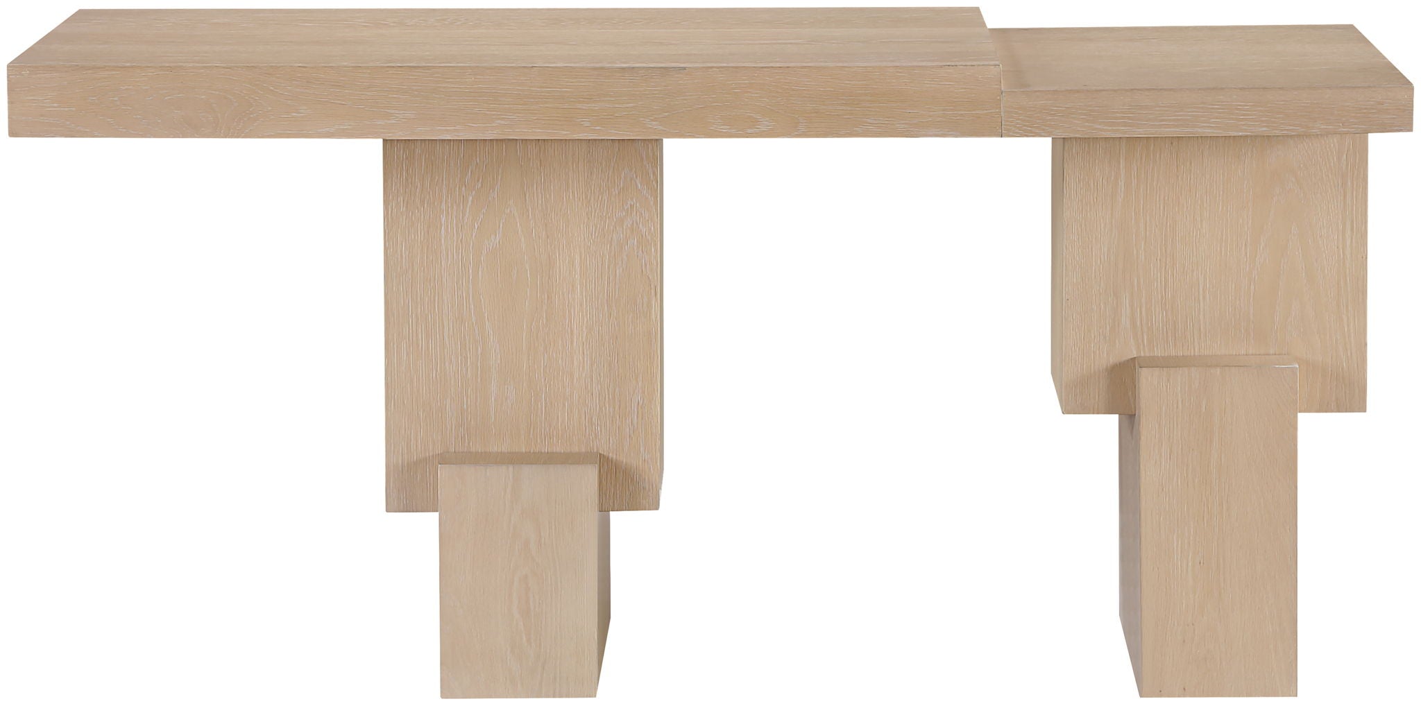 Anzio - Oak Veneer And Solid Wood Console Table - Urban Living Furniture (Los Angeles, CA)