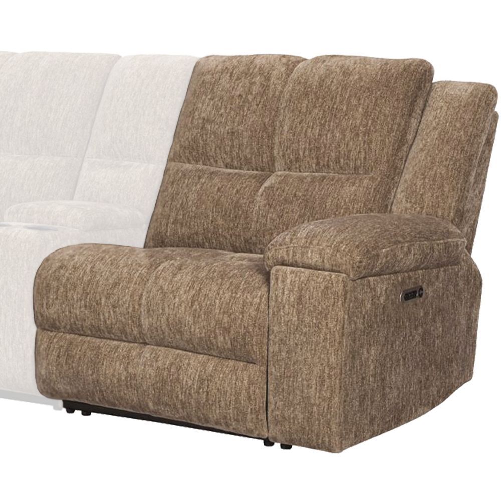 Bronco - Power Right Arm Facing Zero Gravity Recliner P2 - Plush Tobacco