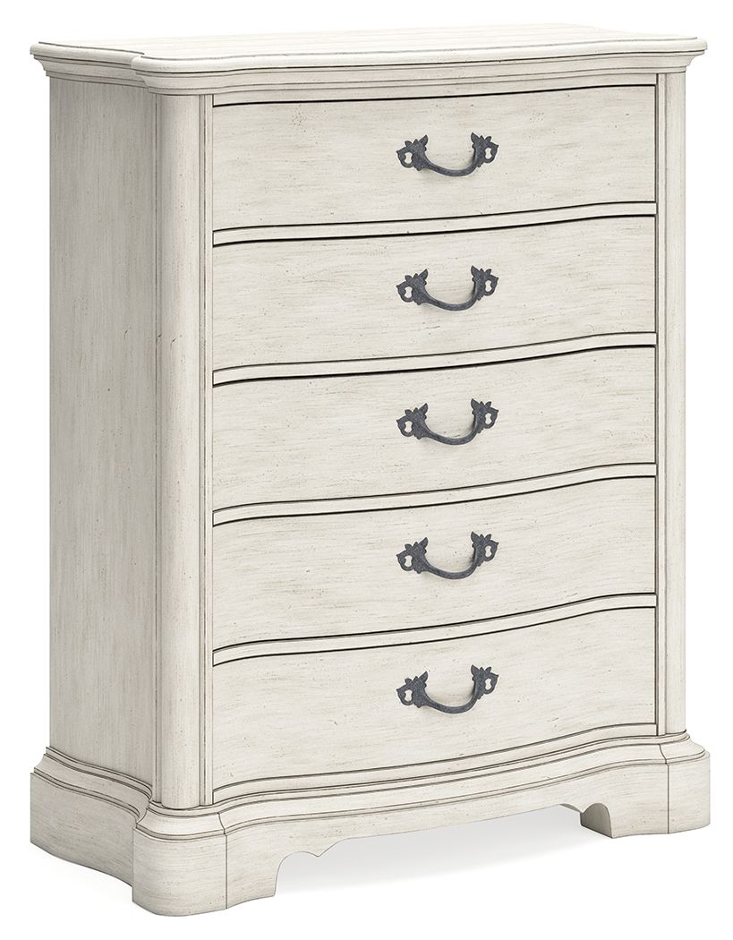 Arlendyne - Antique White - Five Drawer Chest - Urban Living Furniture (Los Angeles, CA)