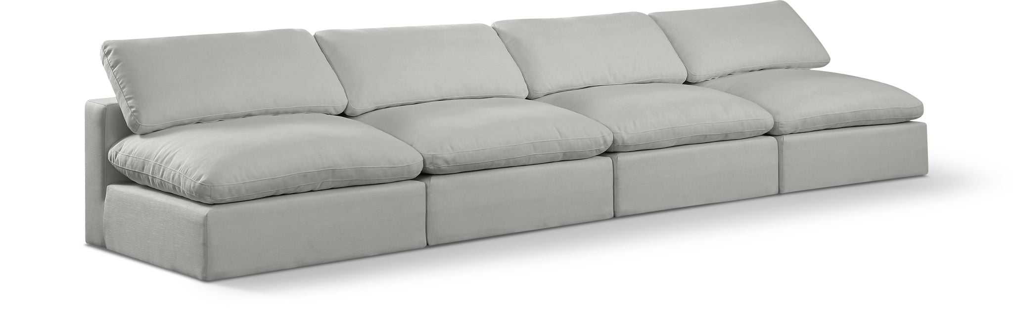 Comfy - Linen Modular Armless Sofa 4 Seats - Urban Living Furniture (Los Angeles, CA)