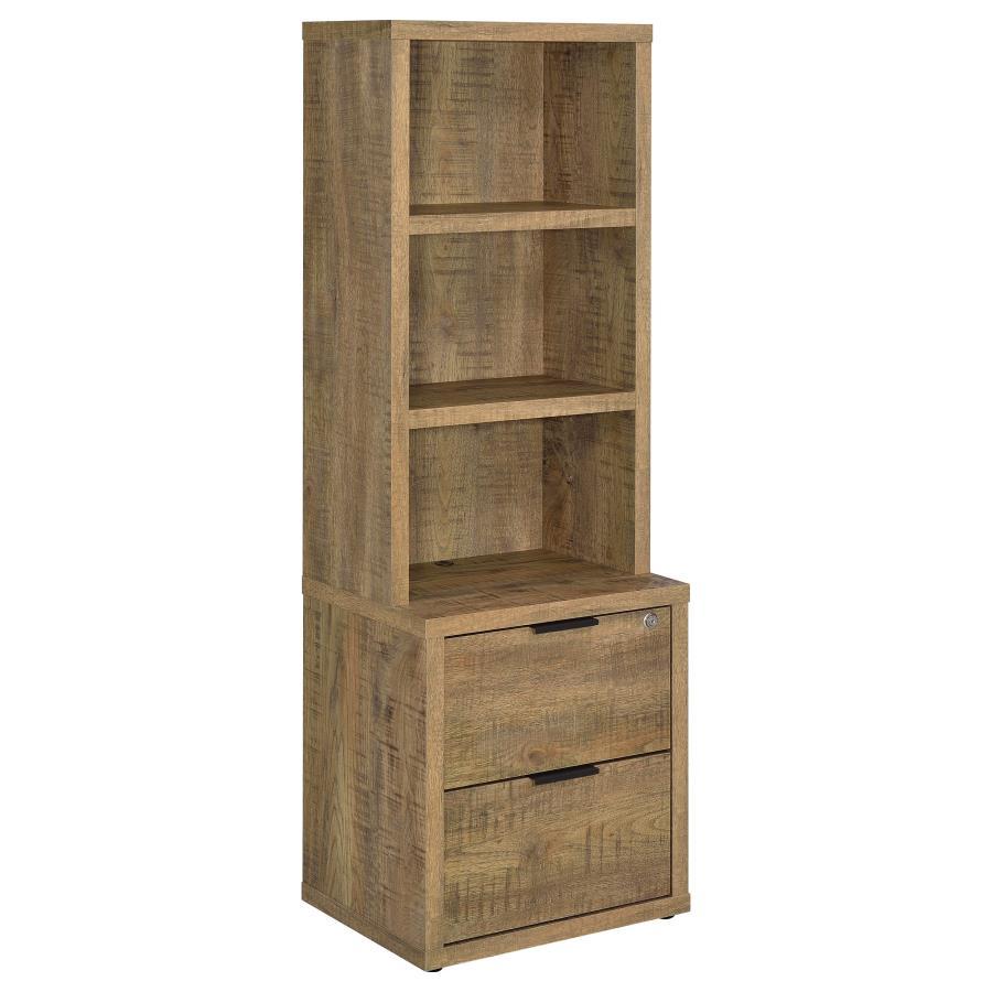 Westpark - 3-Shelf Bookcase USB And Lockable Drawer - Urban Living Furniture (Los Angeles, CA)