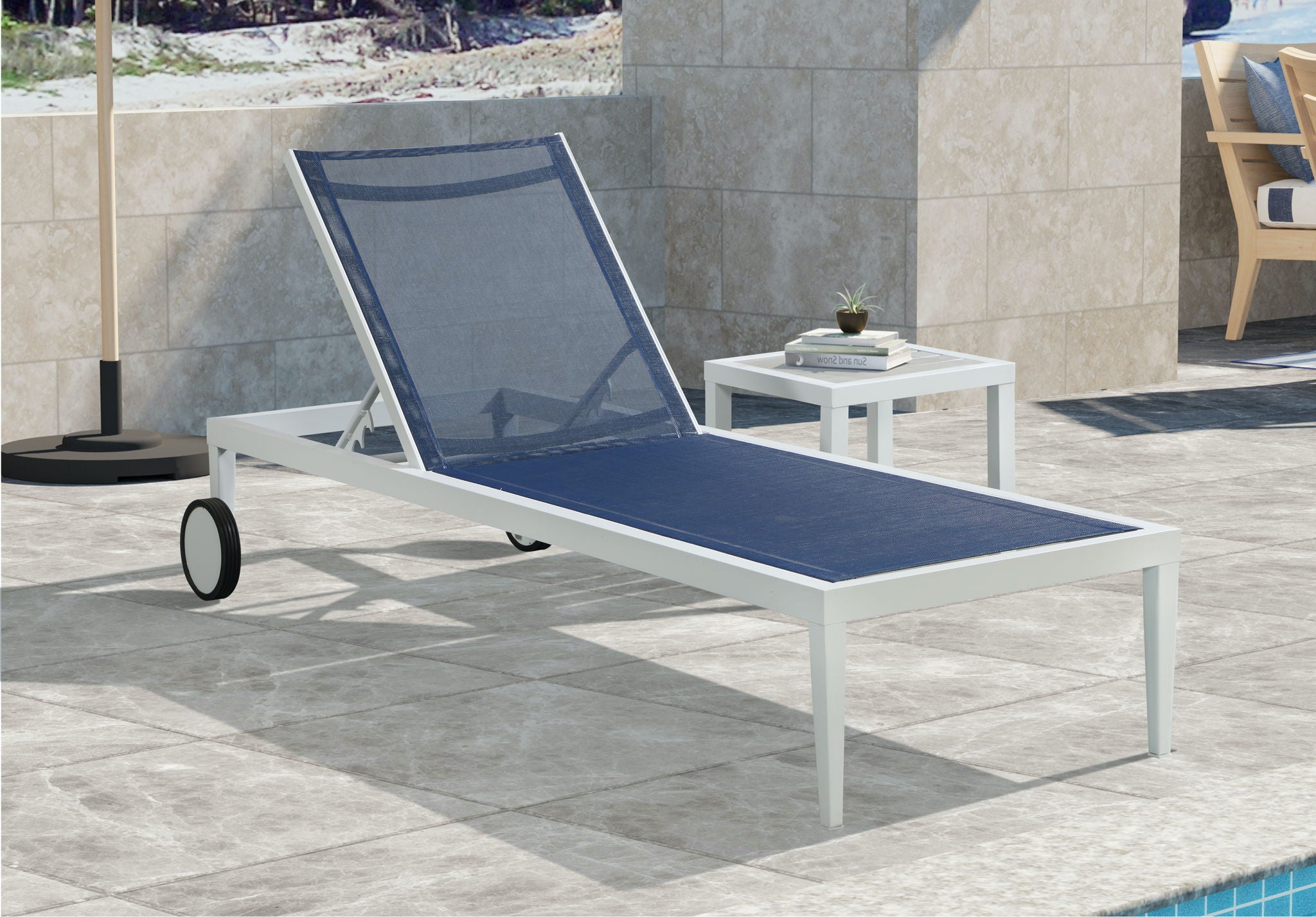 Nizuc - Outdoor Patio Chaise Lounge Chair - Urban Living Furniture (Los Angeles, CA)