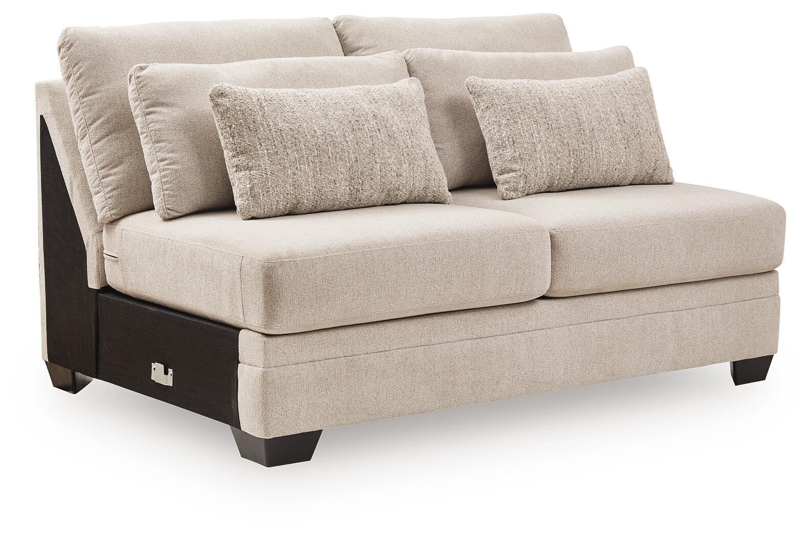 Mandi Point - Armless Loveseat - Marble