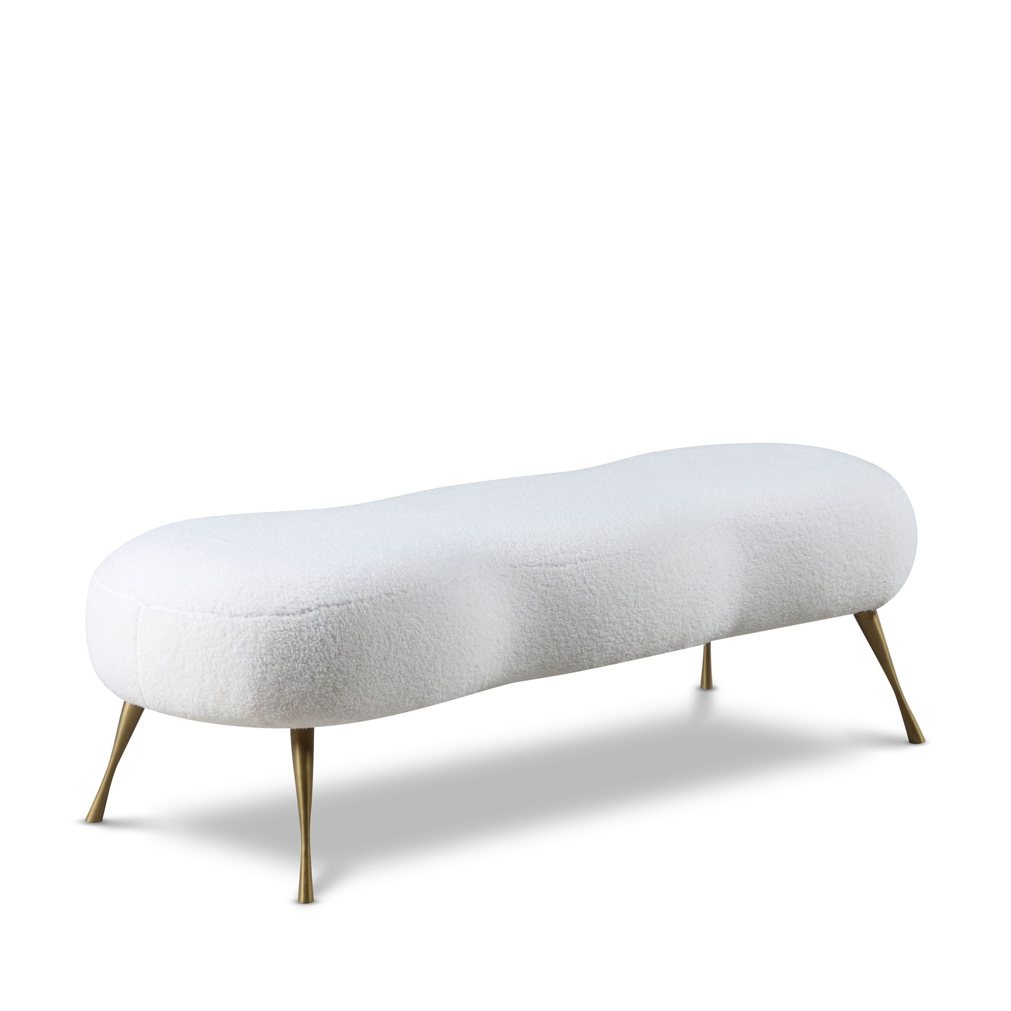 Nube - Bench - White - Urban Living Furniture (Los Angeles, CA)
