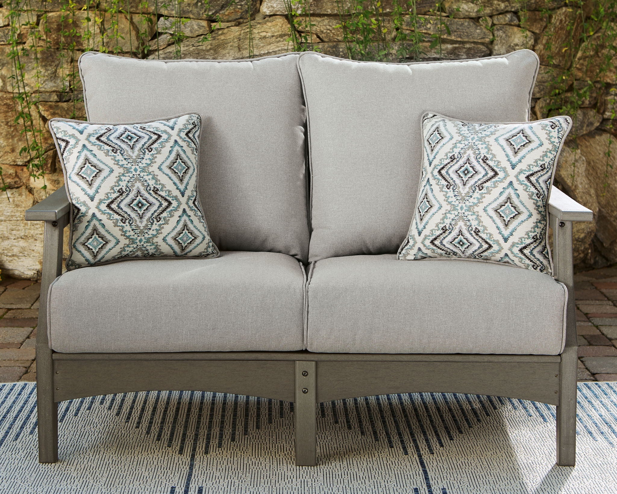 Visola - Gray - Loveseat w/Cushion - Urban Living Furniture (Los Angeles, CA)