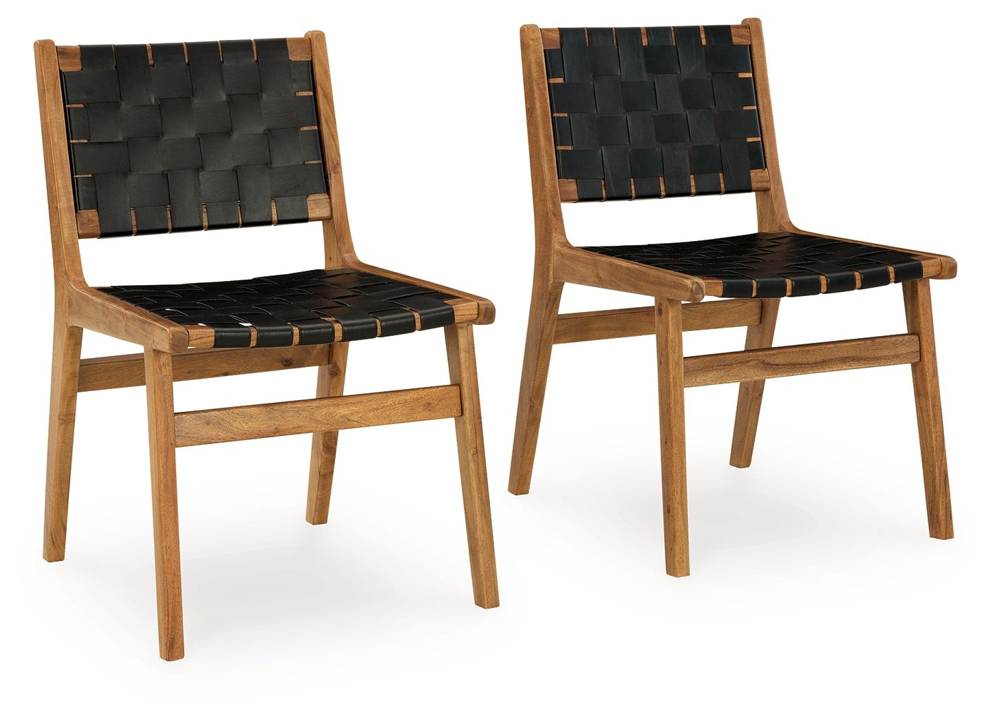 Fortmaine - Brown / Black - Dining Room Side Chair (Set of 2) - Urban Living Furniture (Los Angeles, CA)