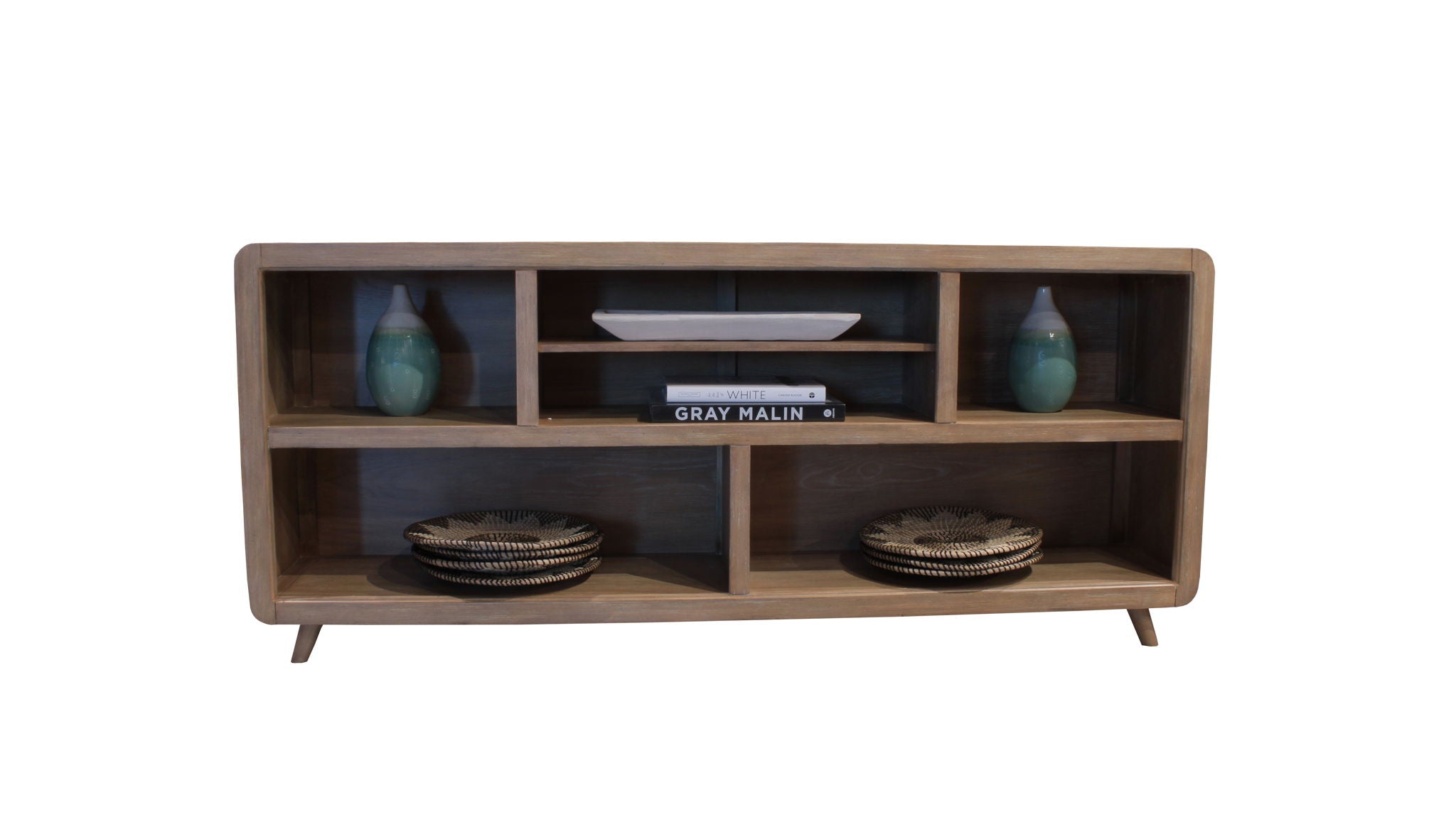 Escape - Open Multi-Purpose Console - Glazed Natural Oak - Urban Living Furniture (Los Angeles, CA)