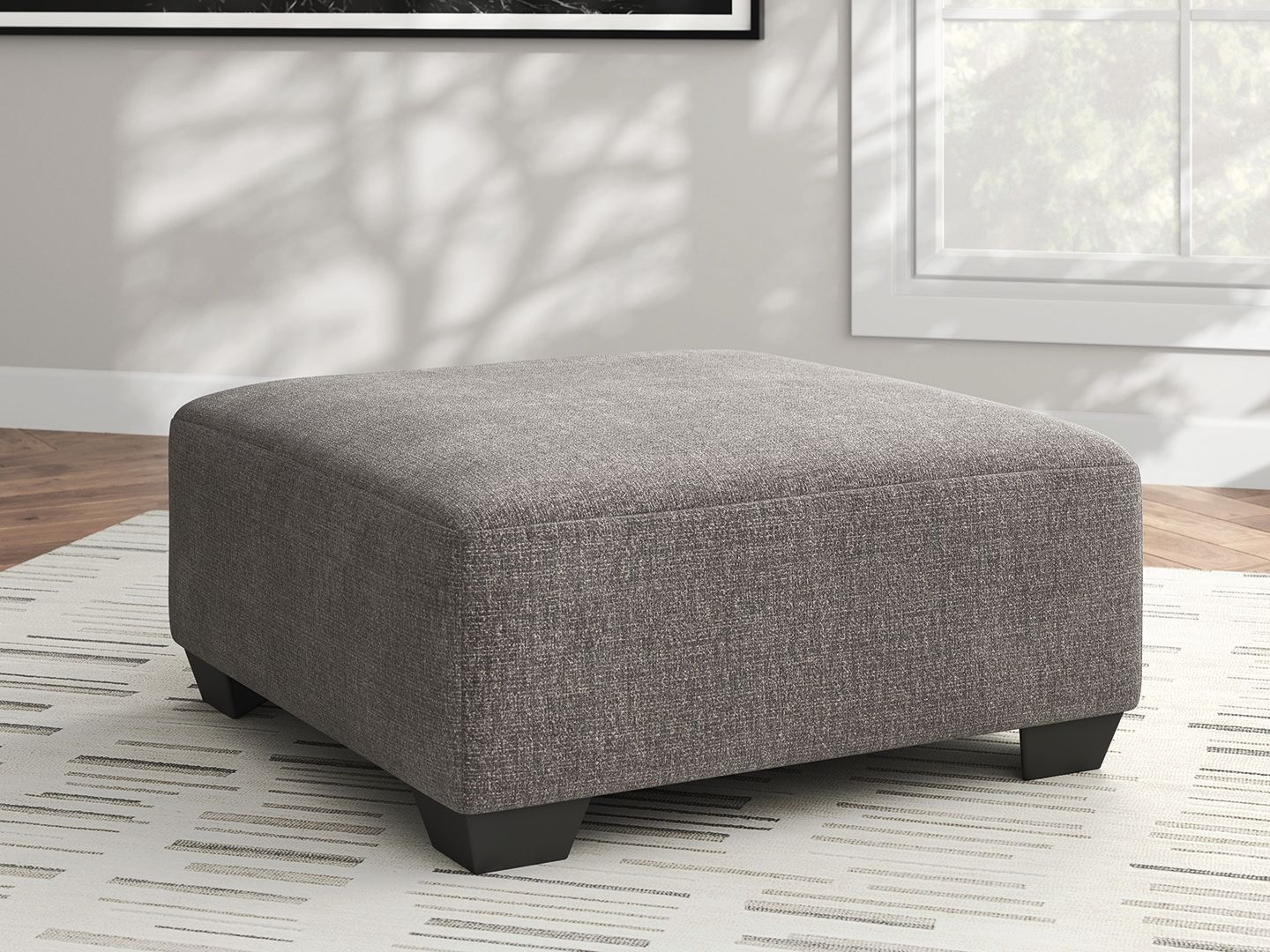 Clarington - Oversized Accent Ottoman - Greystone - Urban Living Furniture (Los Angeles, CA)