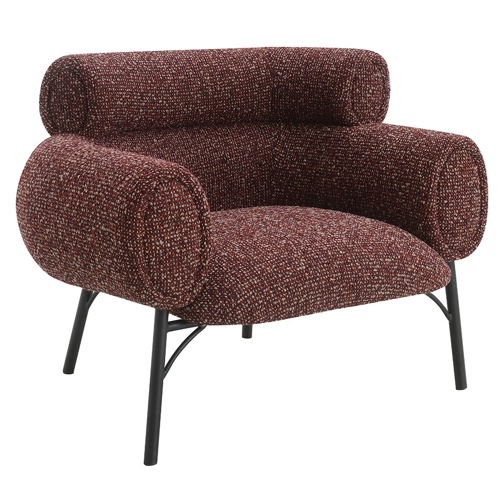 Mardi - Chair - Maroon Tweed - Urban Living Furniture (Los Angeles, CA)