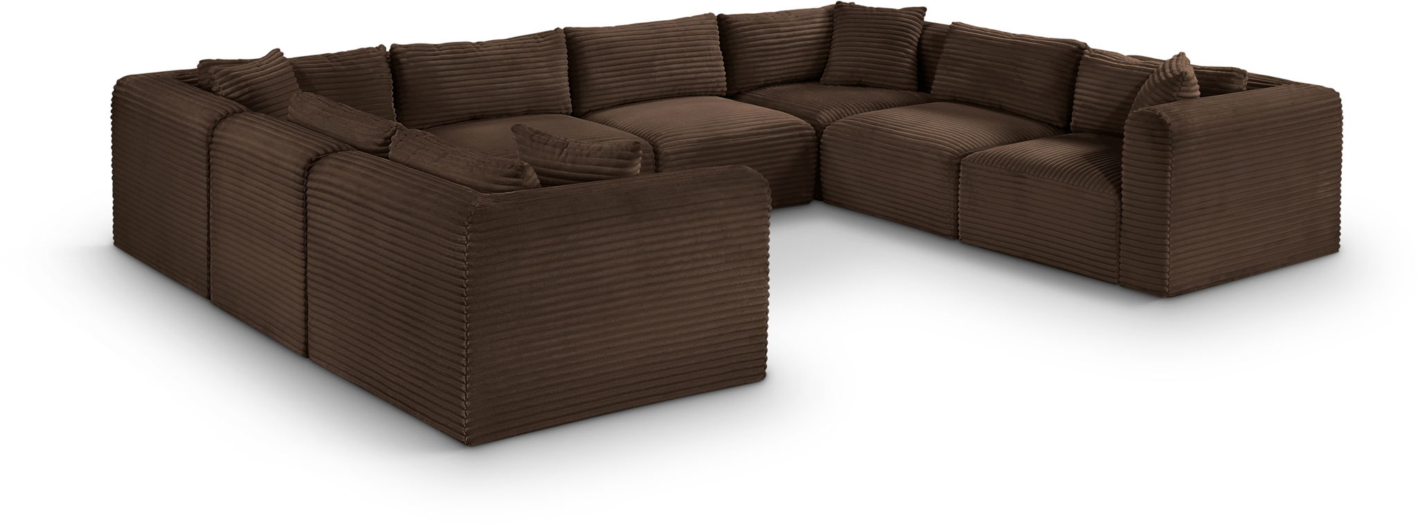 Shaggy - 8 Piece Modular U-Shaped Sectional - Urban Living Furniture (Los Angeles, CA)