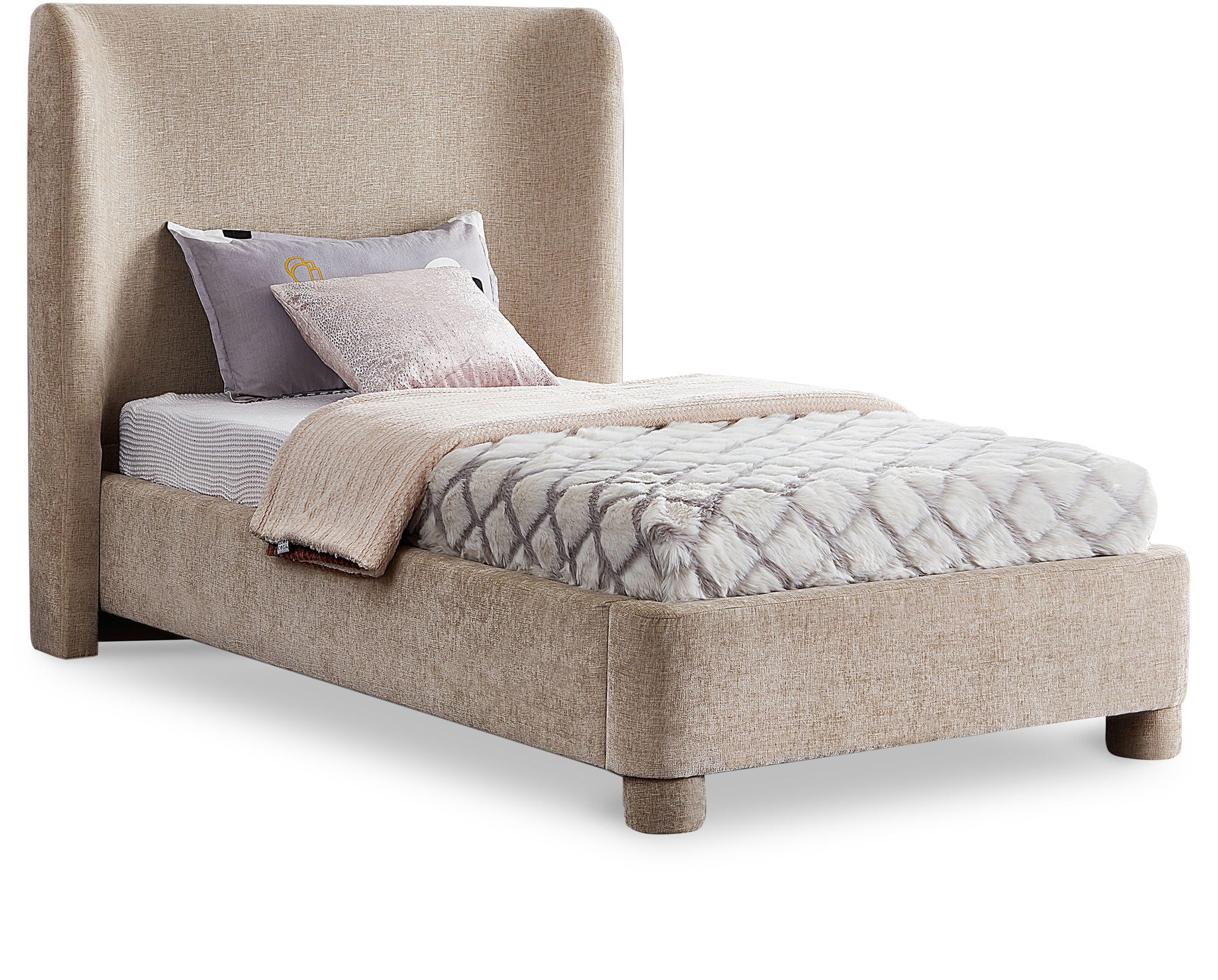 Penny - Chenille Fabric Bed - Urban Living Furniture (Los Angeles, CA)