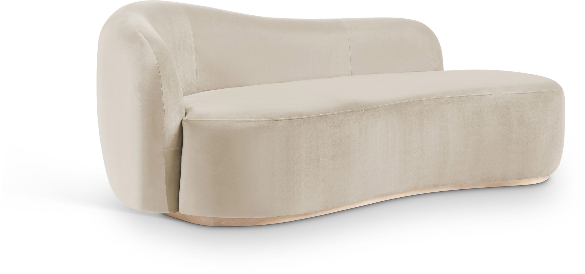 Gustavo - Velvet Upholstered Chaise - Urban Living Furniture (Los Angeles, CA)