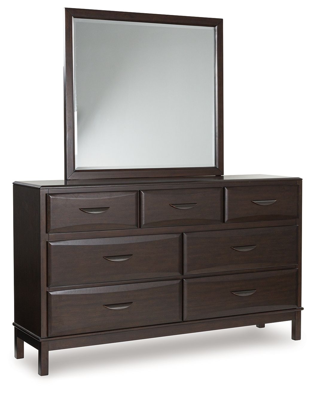 Vanmore - Dark Brown - Dresser And Mirror - Urban Living Furniture (Los Angeles, CA)