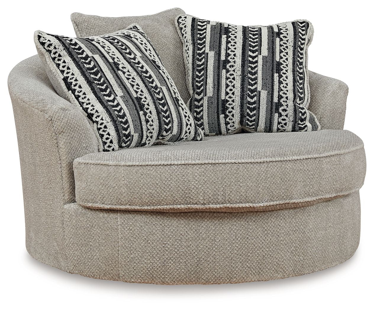 Calnita - Sisal - Oversized Swivel Accent Chair - Urban Living Furniture (Los Angeles, CA)