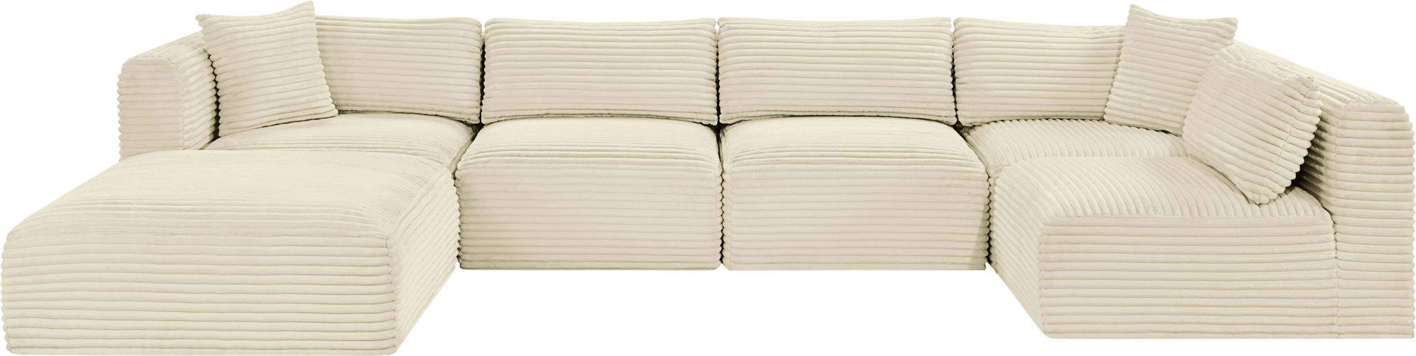 Shaggy - 6 Piece Modular U-Shaped Sectional - Urban Living Furniture (Los Angeles, CA)