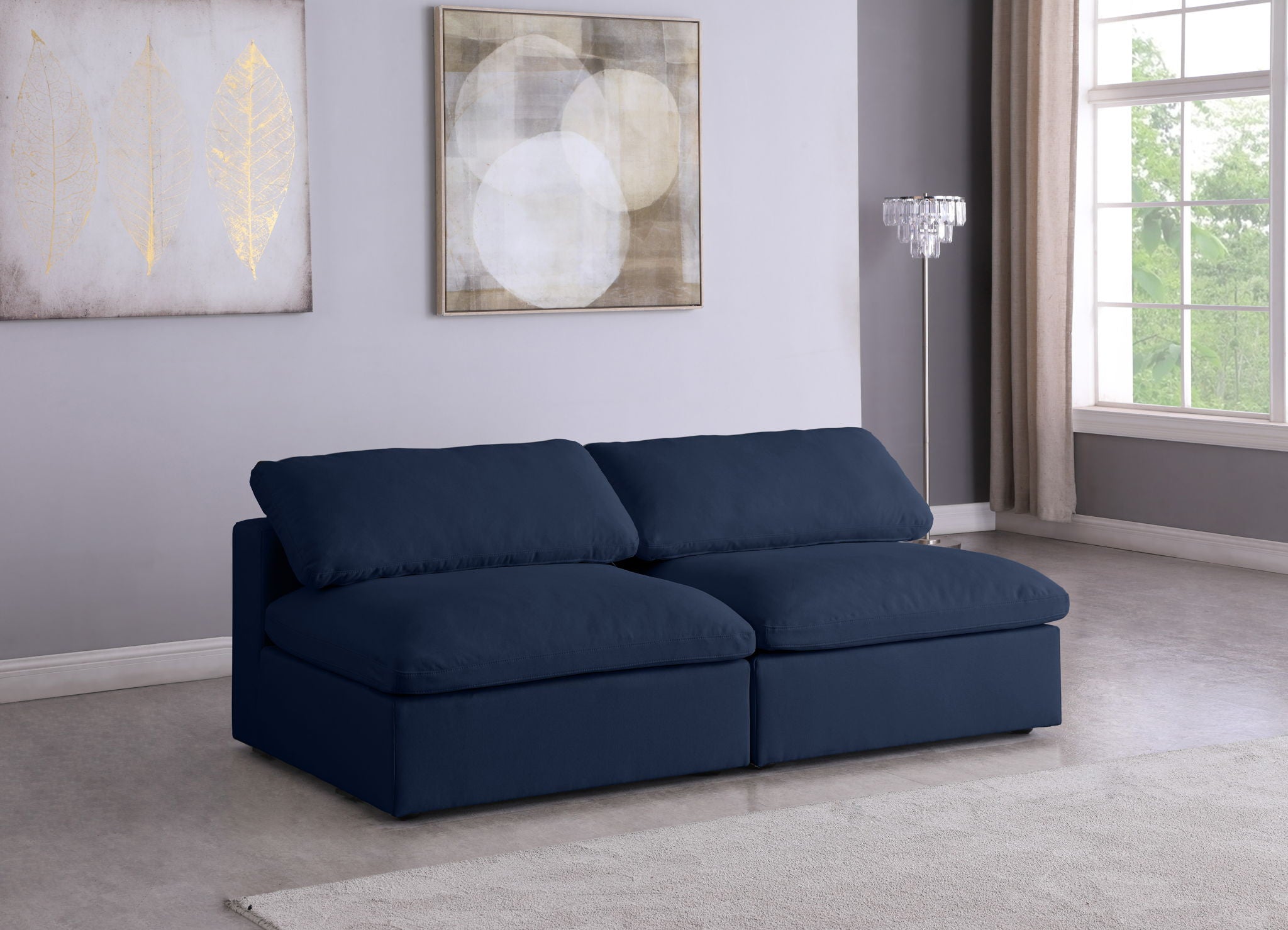 Serene - Modular Armless 2 Seat Sofa - Urban Living Furniture (Los Angeles, CA)
