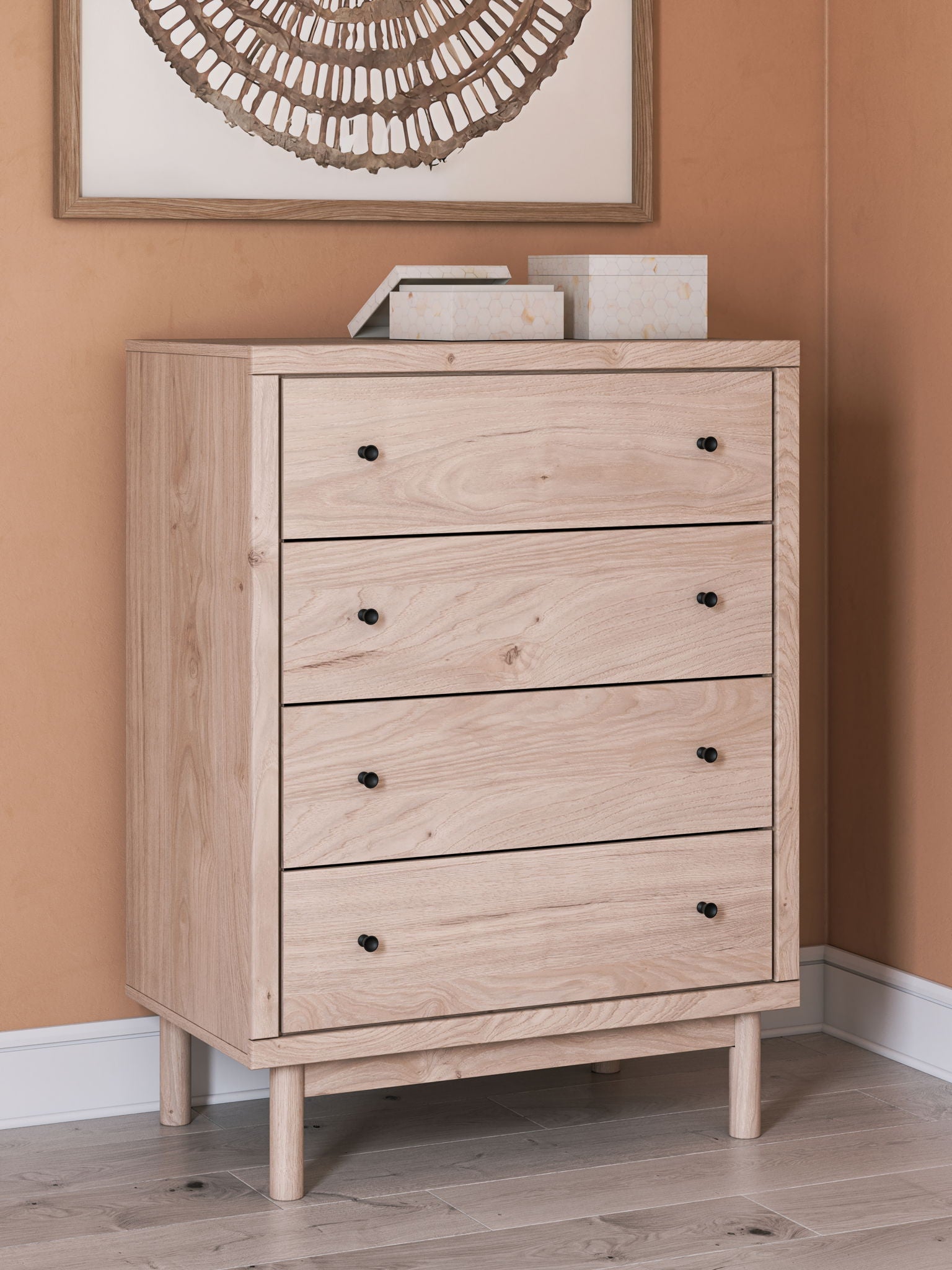 Arloster - Tan - Four Drawer Chest - Urban Living Furniture (Los Angeles, CA)