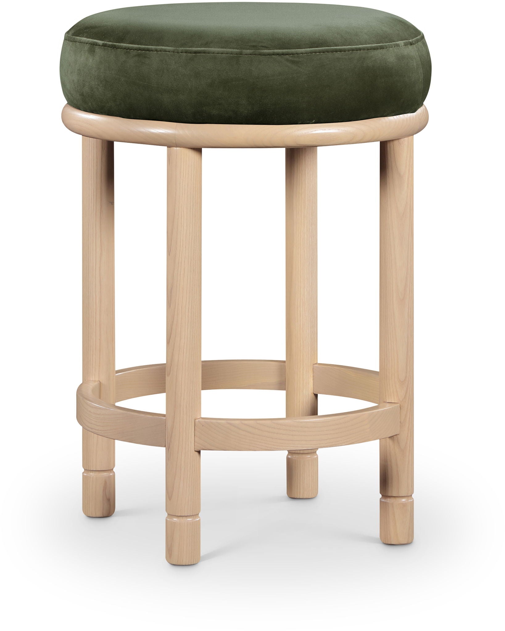 Monette - Counter Stool With Natural Base - Urban Living Furniture (Los Angeles, CA)