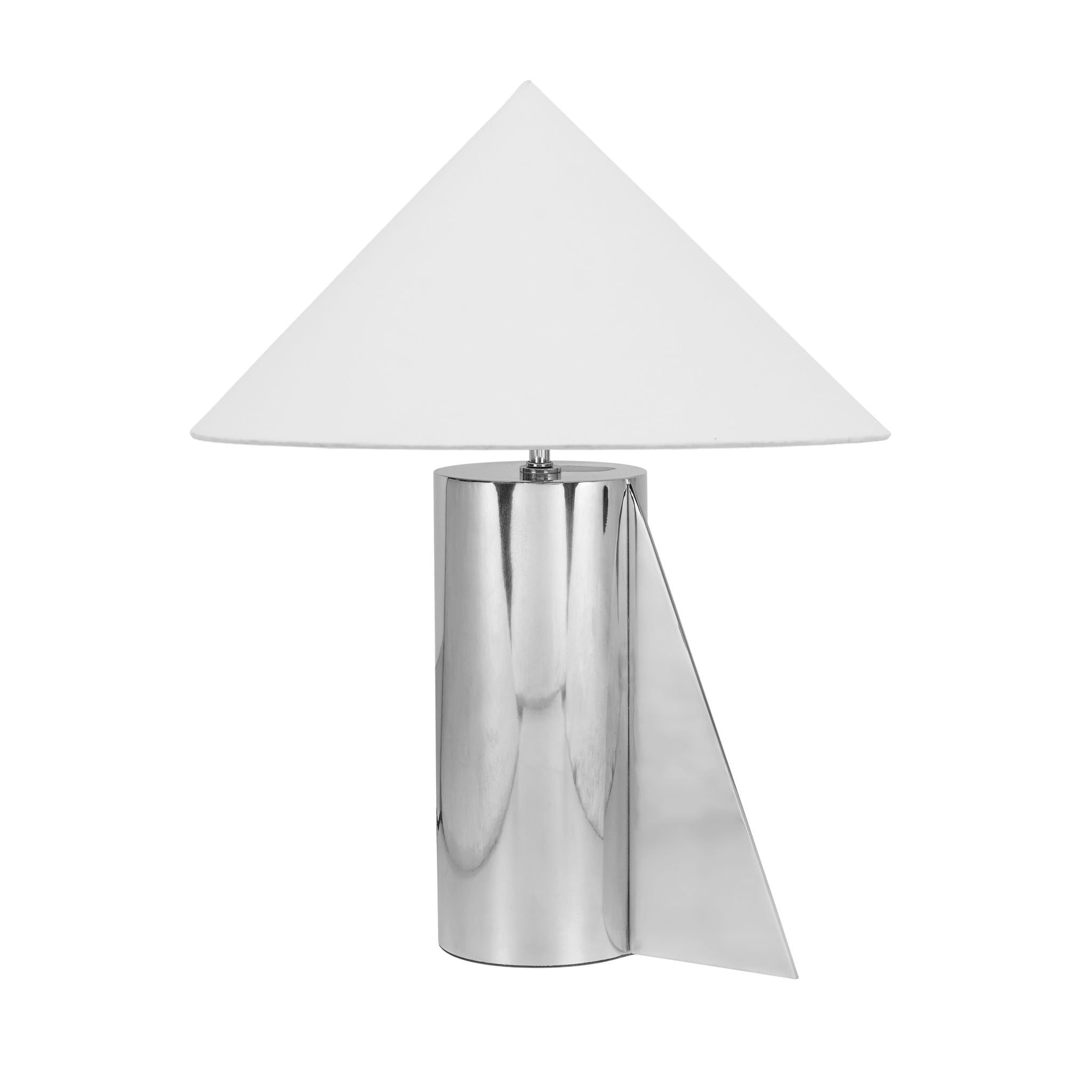 Geo - Angled Table Lamp - Chrome - Urban Living Furniture (Los Angeles, CA)