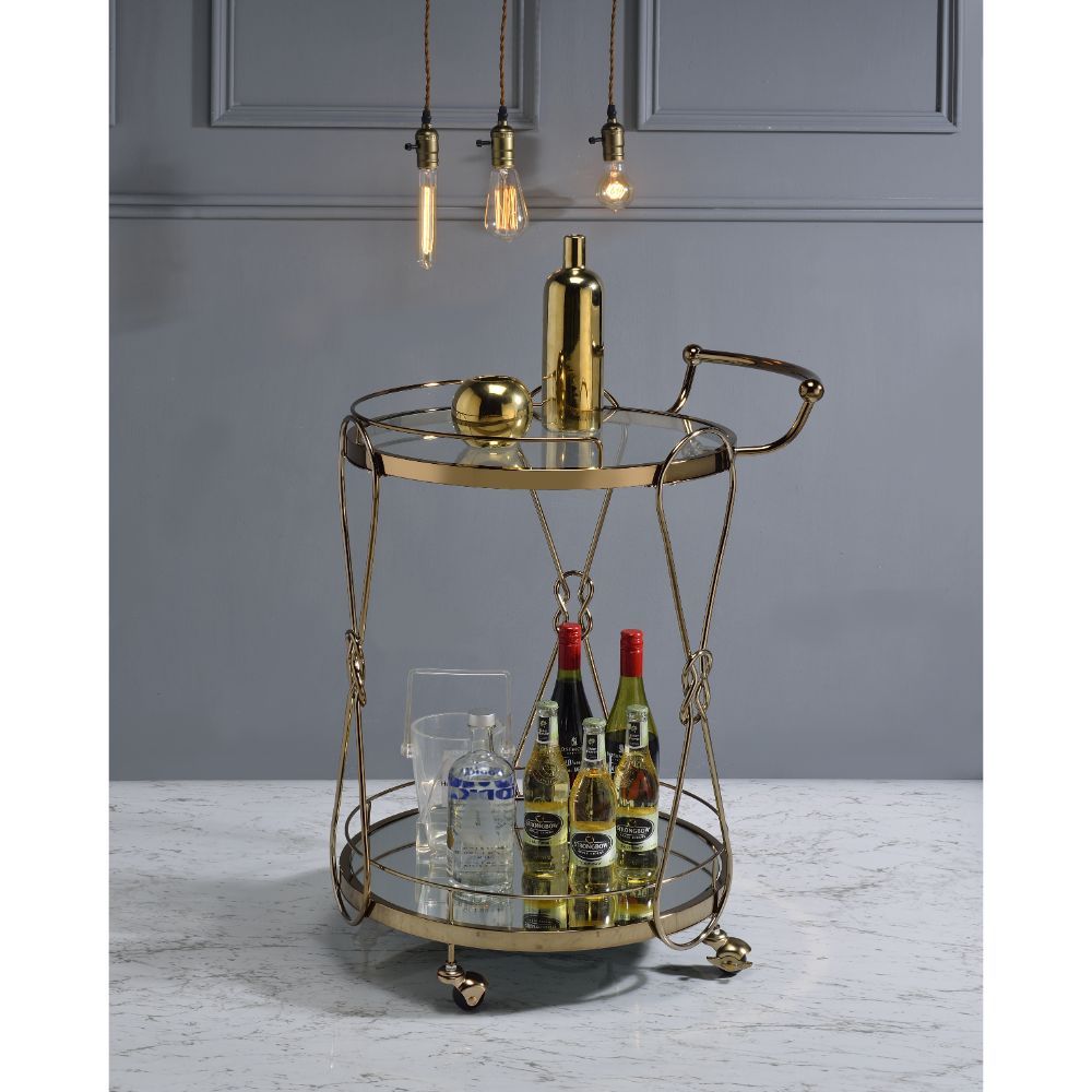 Zekera - Serving Cart - Champagne - Urban Living Furniture (Los Angeles, CA)