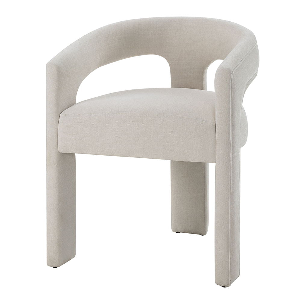 Gamarya - Side Chair (Set of 2) - White Chenille - Urban Living Furniture (Los Angeles, CA)