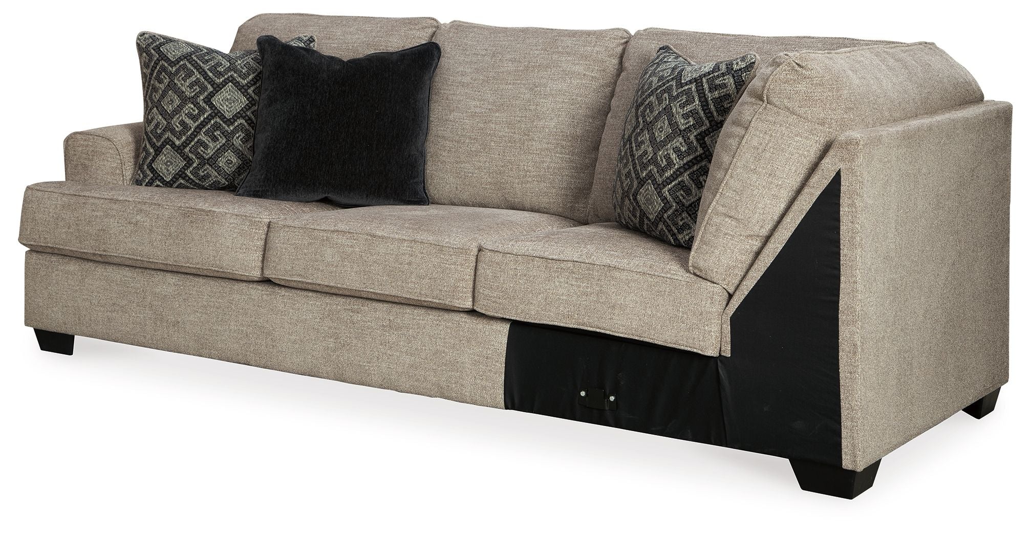 Bovarian - LAF Sofa w/Corner Wedge - Stone - Urban Living Furniture (Los Angeles, CA)