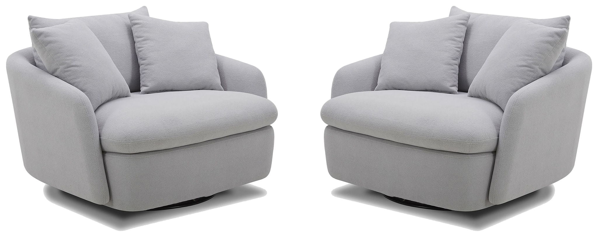 Boomer - Large Swivel Chair with 2 Pillows - Urban Living Furniture (Los Angeles, CA)