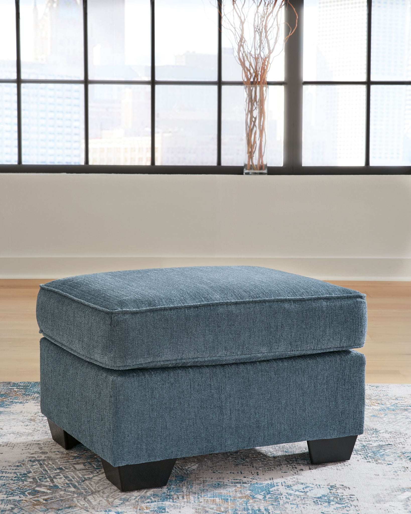 Cashton - Ottoman - Blue - Urban Living Furniture (Los Angeles, CA)
