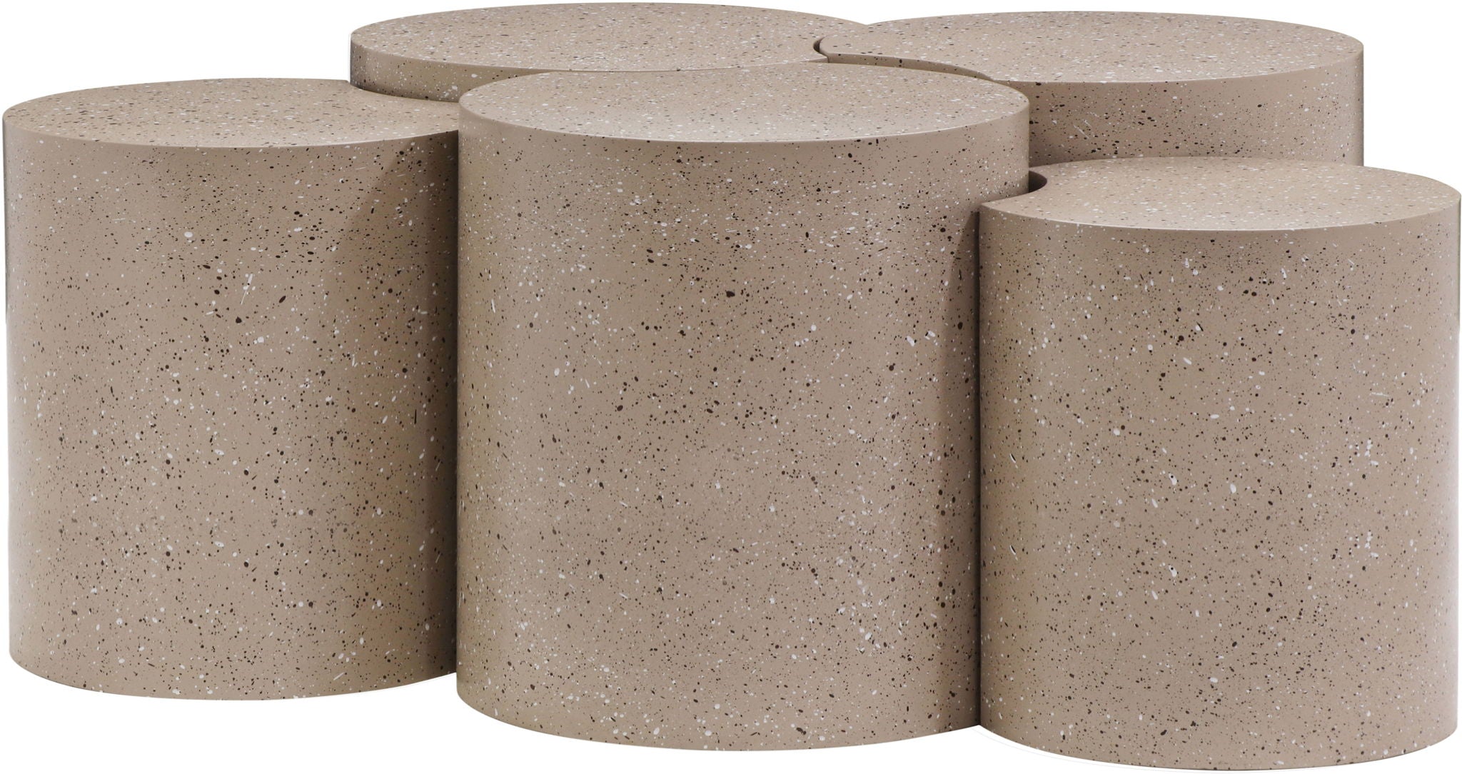 Dimple - 20" 5 Piece Modular Coffee Table - Terazzo Finish - Urban Living Furniture (Los Angeles, CA)
