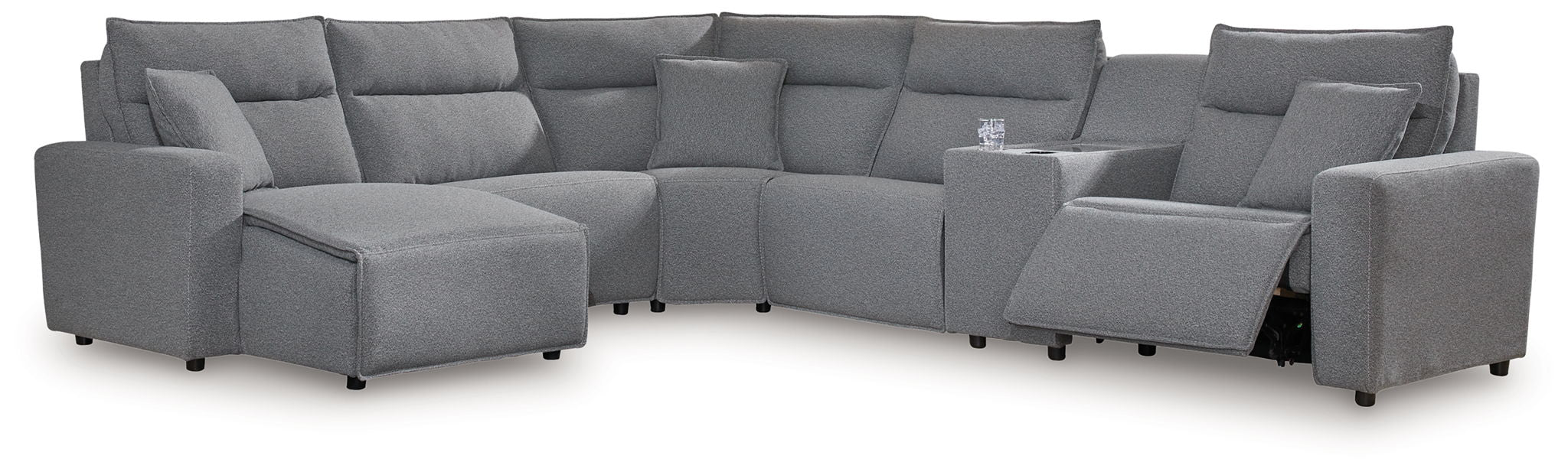 ModMax II - Salt And Pepper - Reclining Sectional - Urban Living Furniture (Los Angeles, CA)