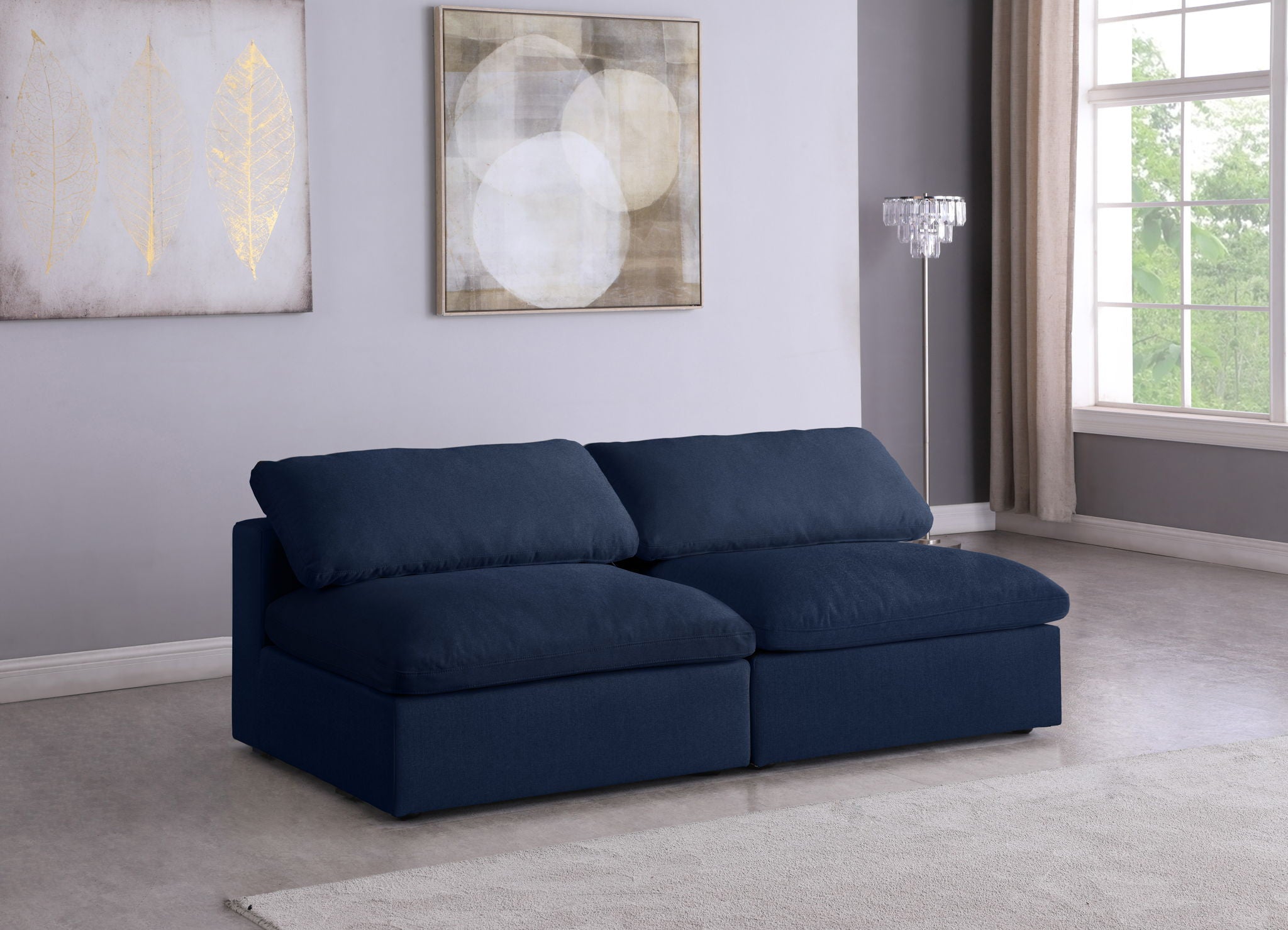 Serene - Modular Armless 2 Seat Sofa - Urban Living Furniture (Los Angeles, CA)