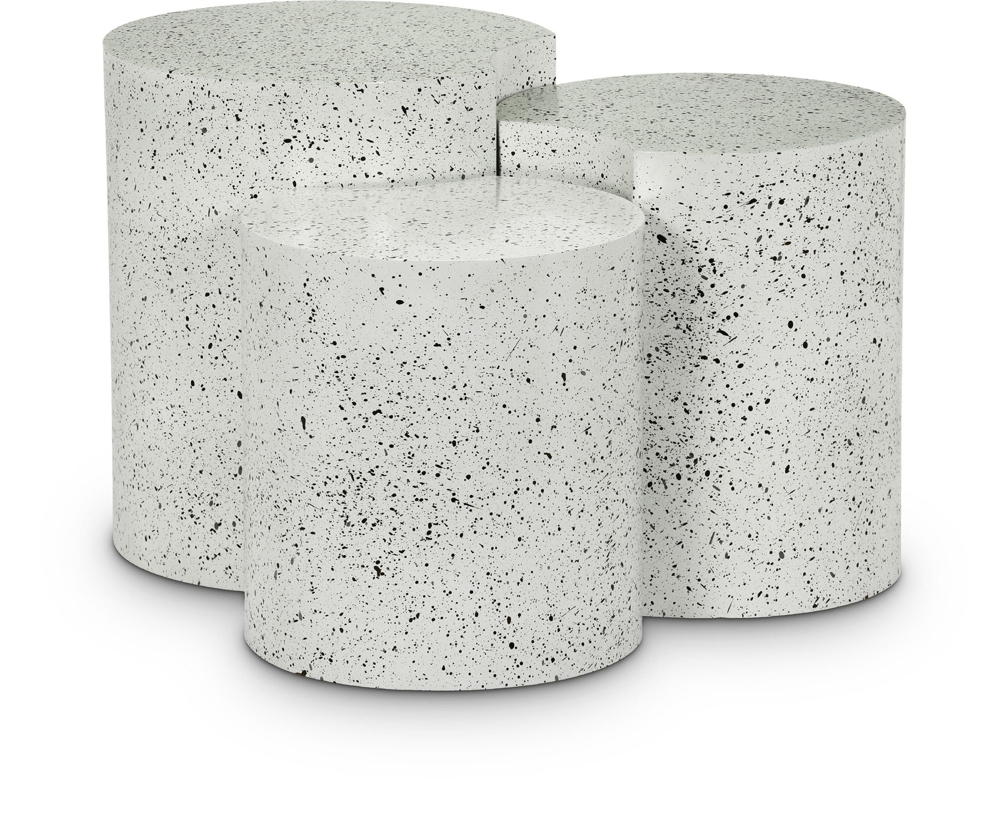 Dimple - 20" 3 Piece Modular End Table - Terazzo Finish - Urban Living Furniture (Los Angeles, CA)