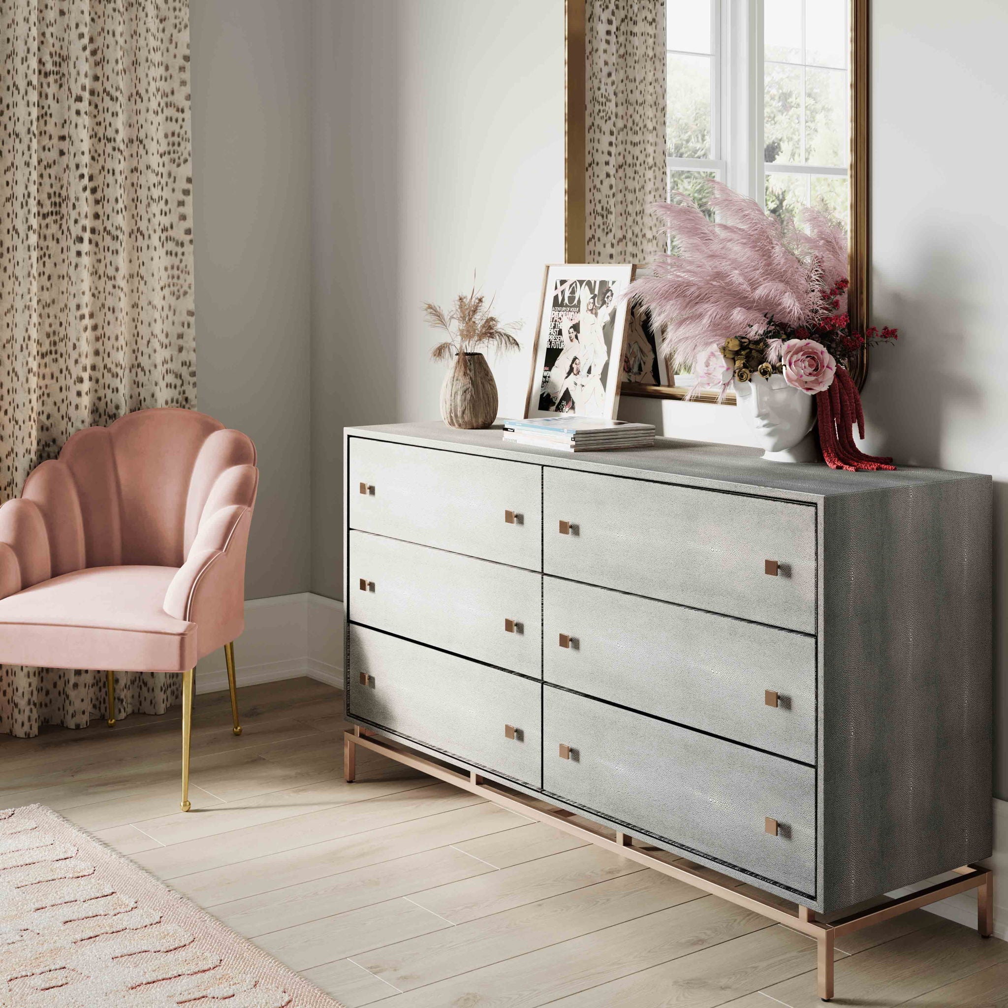 Pesce - 6 Drawer Dresser - Urban Living Furniture (Los Angeles, CA)