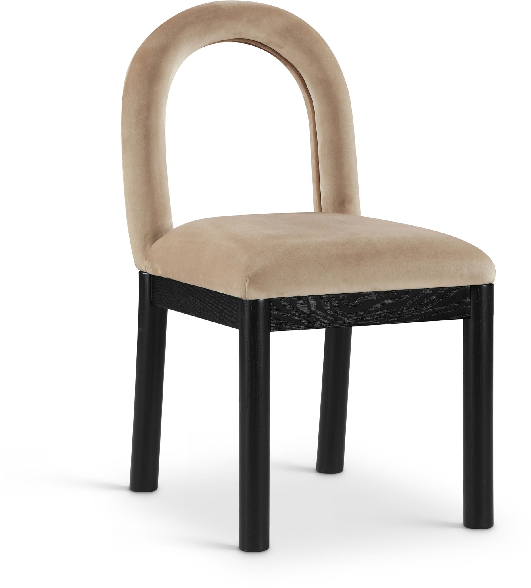 Conrad - Velvet Dining Chair With Black Legs - Urban Living Furniture (Los Angeles, CA)