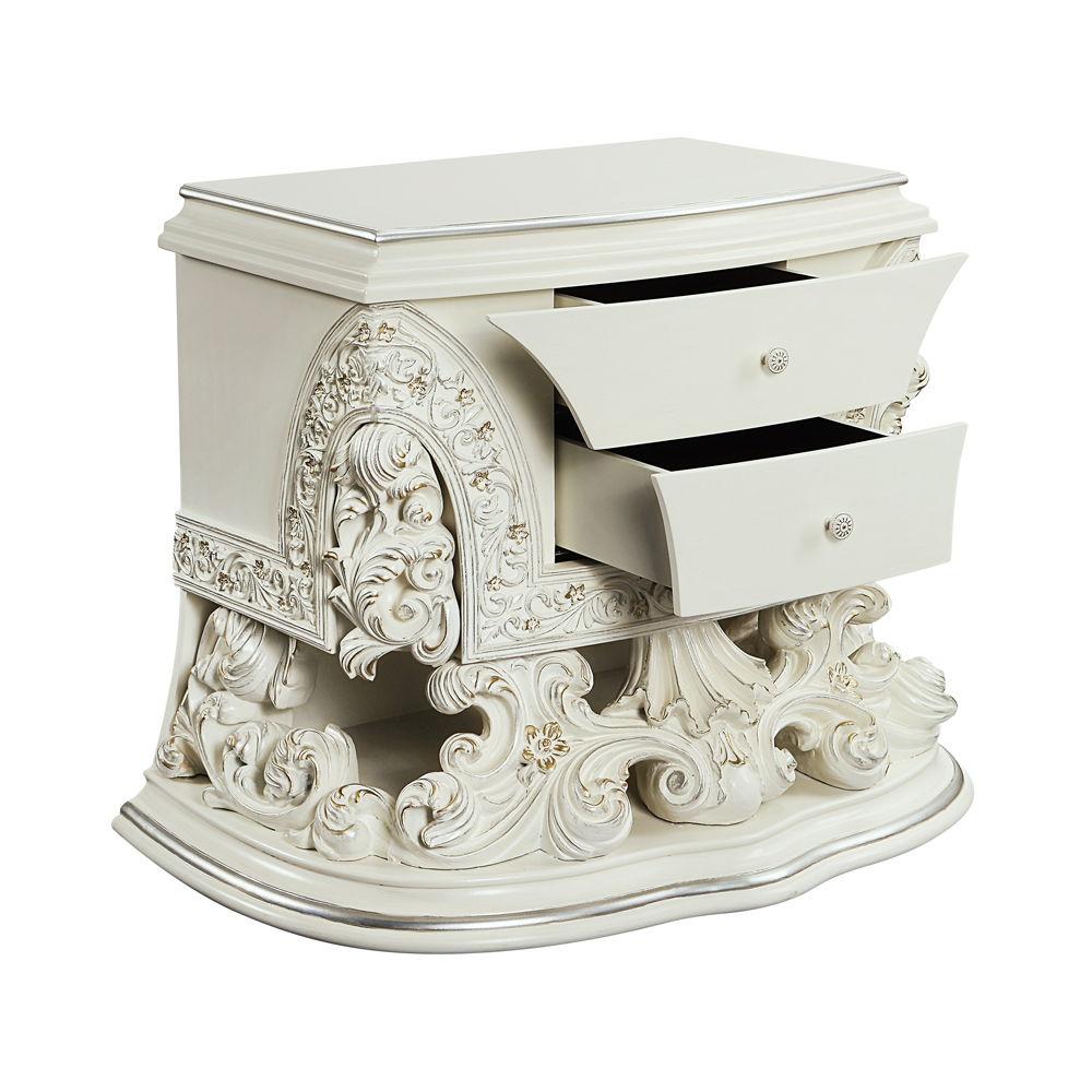 Adara - Nightstand - Antique White - Urban Living Furniture (Los Angeles, CA)