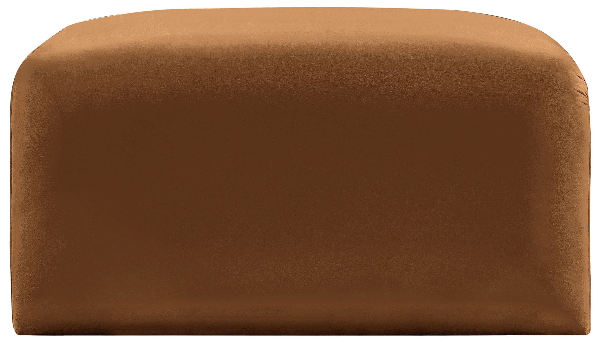 Arc - Velvet Ottoman - Saddle - Urban Living Furniture (Los Angeles, CA)