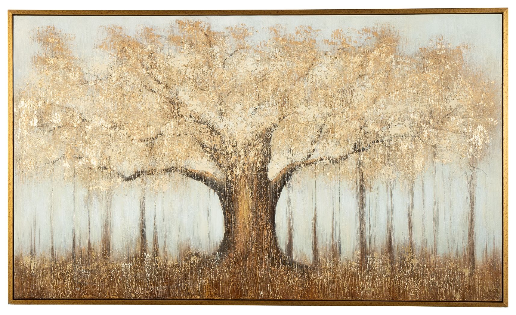 Dalewick - Brown / Gray / Gold Finish - Wall Art - Urban Living Furniture (Los Angeles, CA)